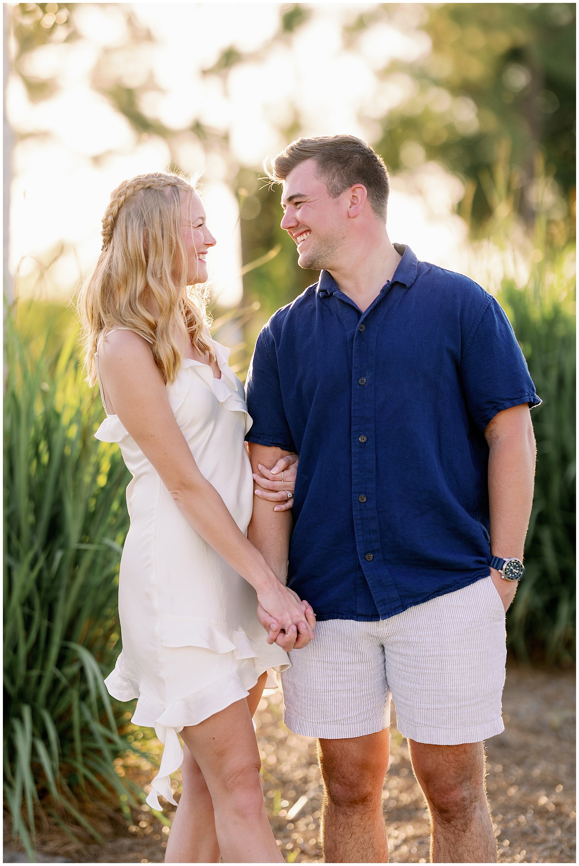  Fort Myers Florida sunset golf course engagement proposal 