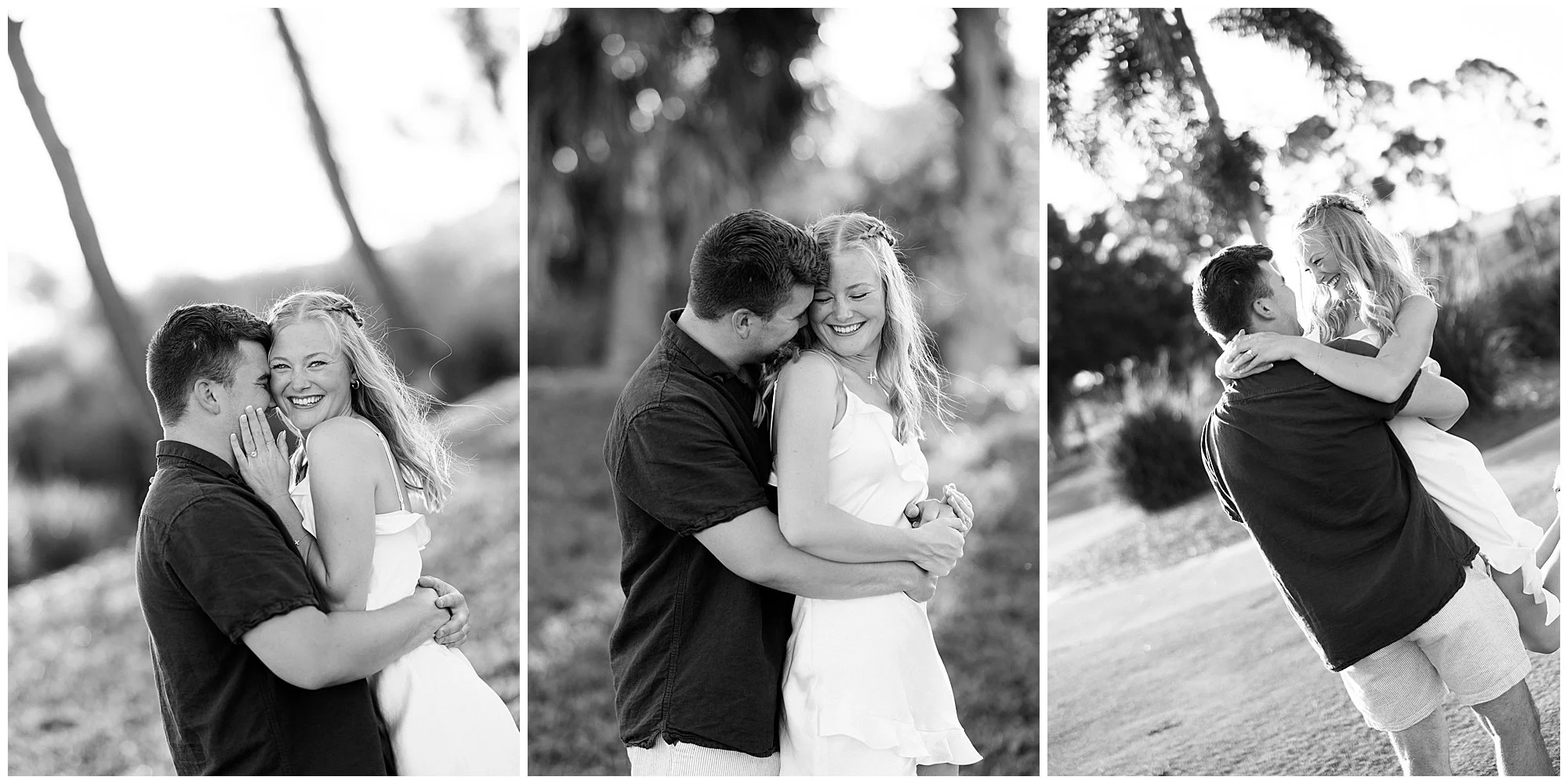  Fort Myers Florida sunset golf course engagement proposal 