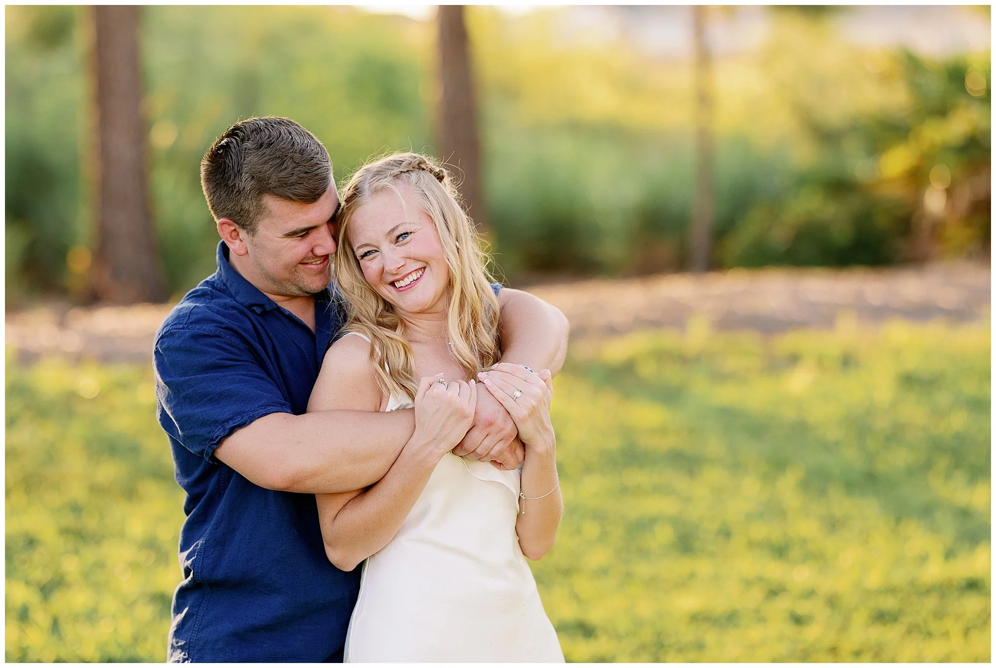  Fort Myers Florida sunset golf course engagement proposal 