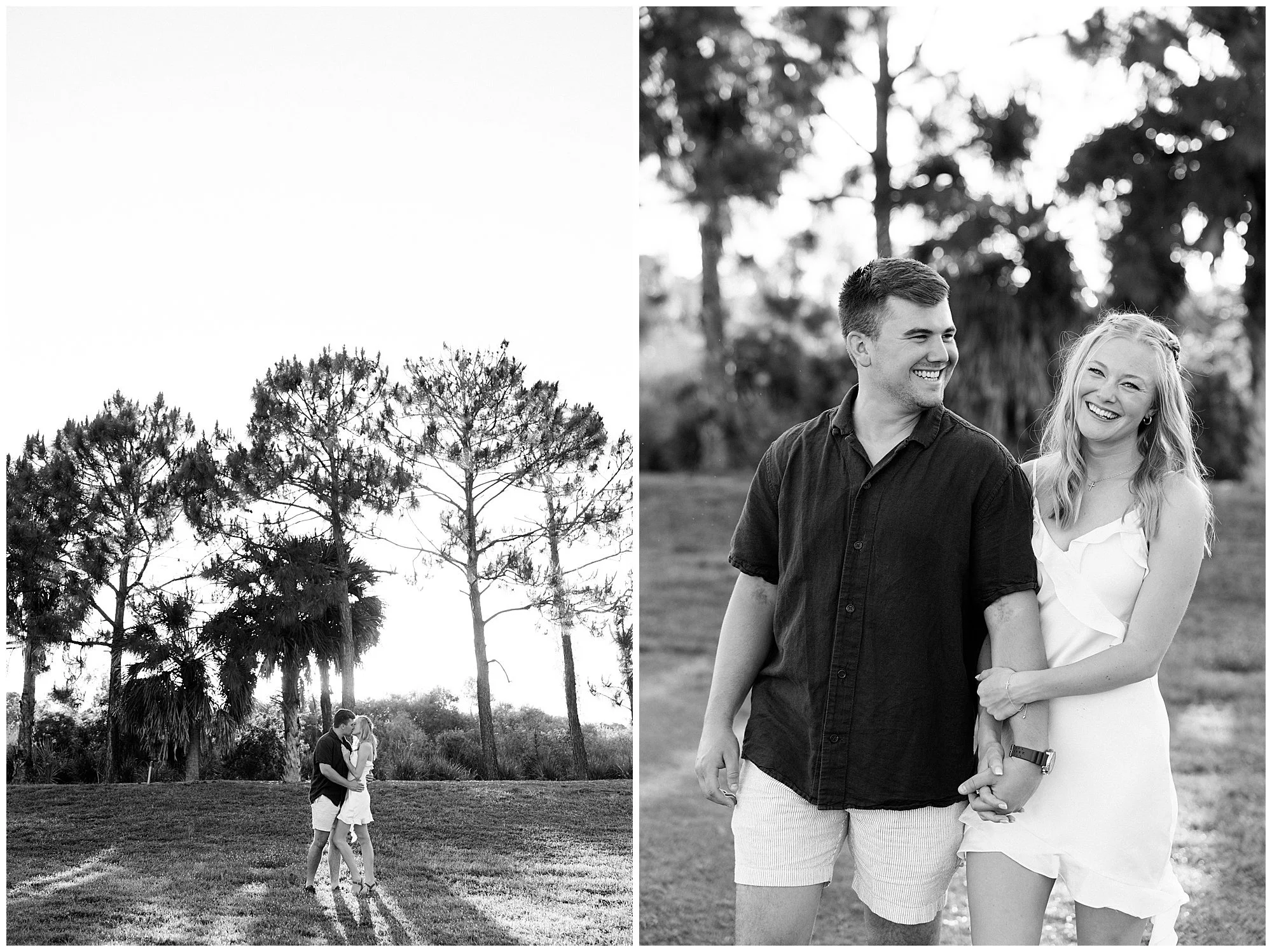  Fort Myers Florida sunset golf course engagement proposal 