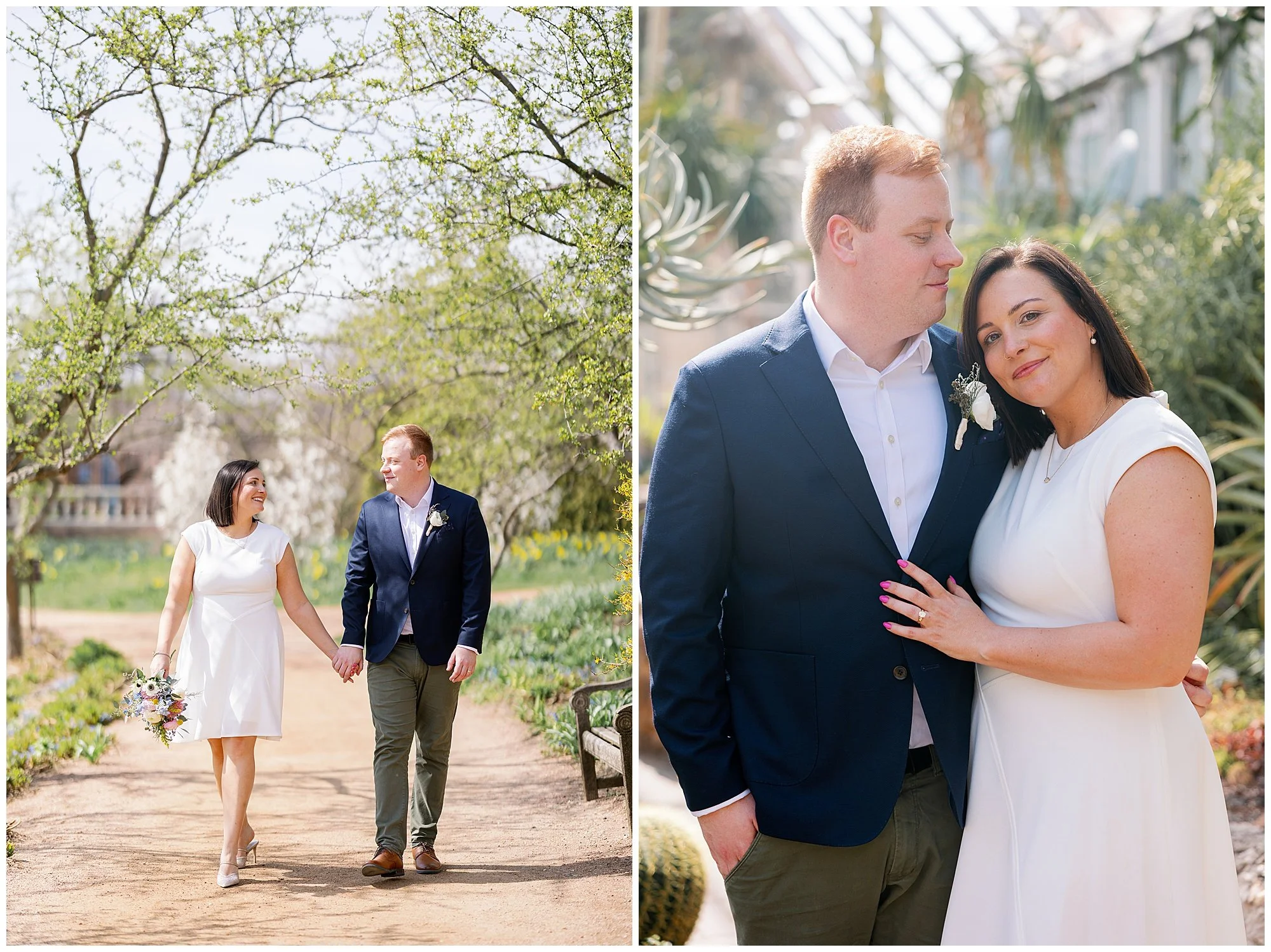  Morton Arboretum Spring Engagement Photographer 