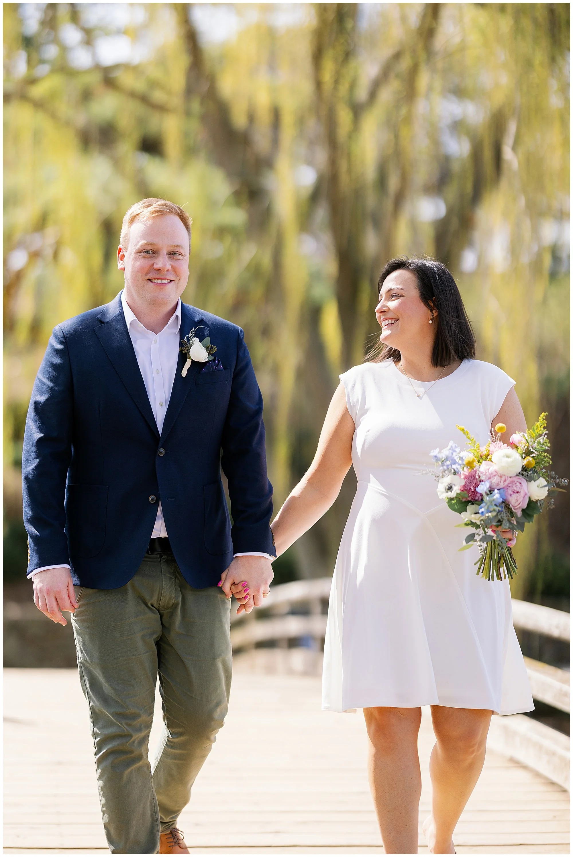 Morton Arboretum Spring Engagement Photographer 