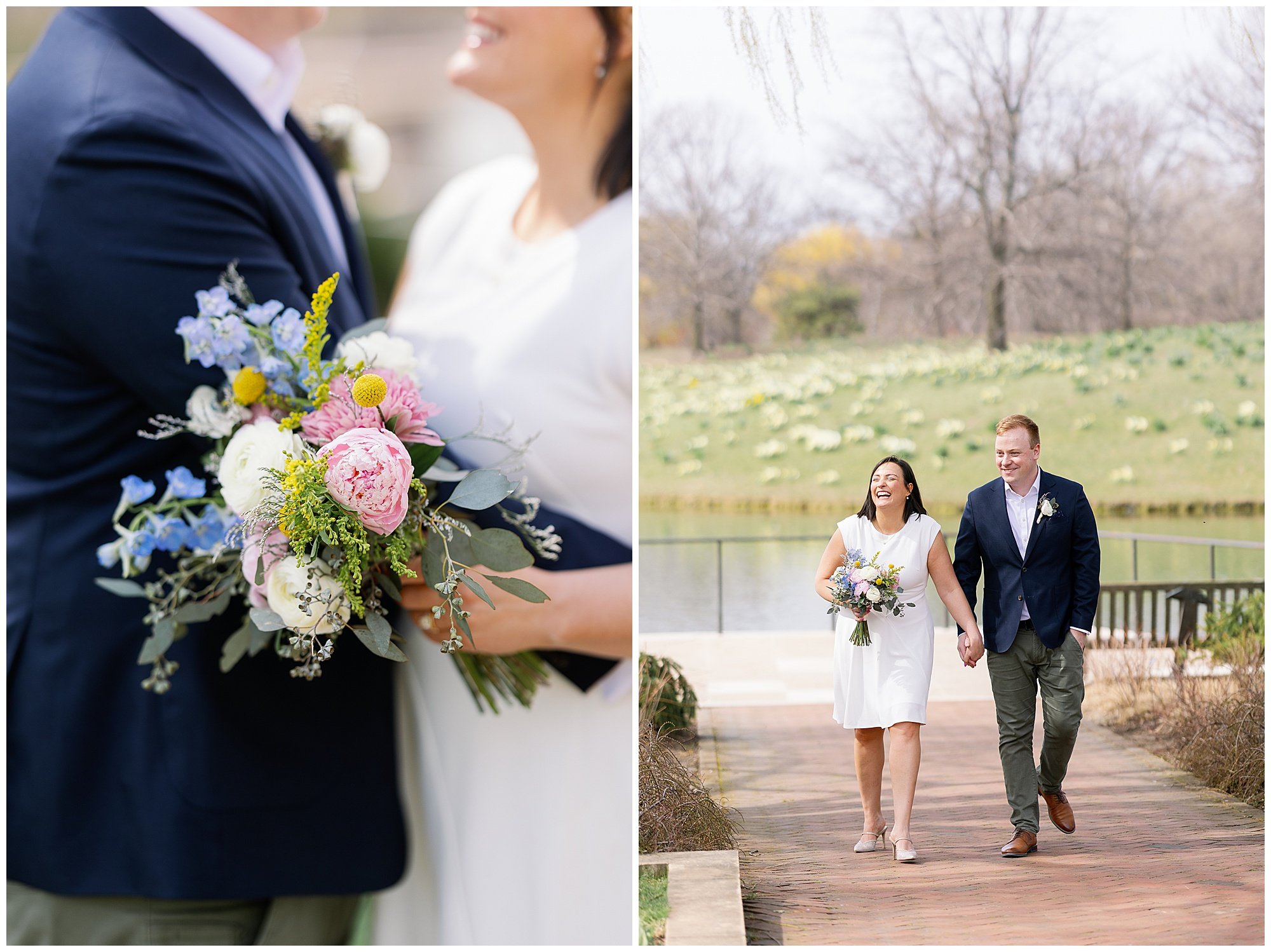  Morton Arboretum Spring Engagement Photographer 