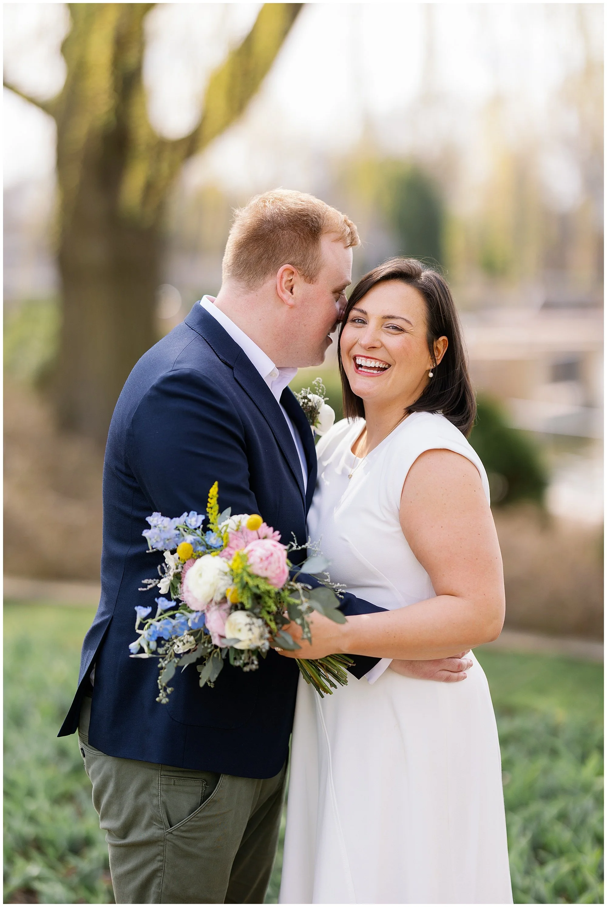 Morton Arboretum Spring Engagement Photographer 