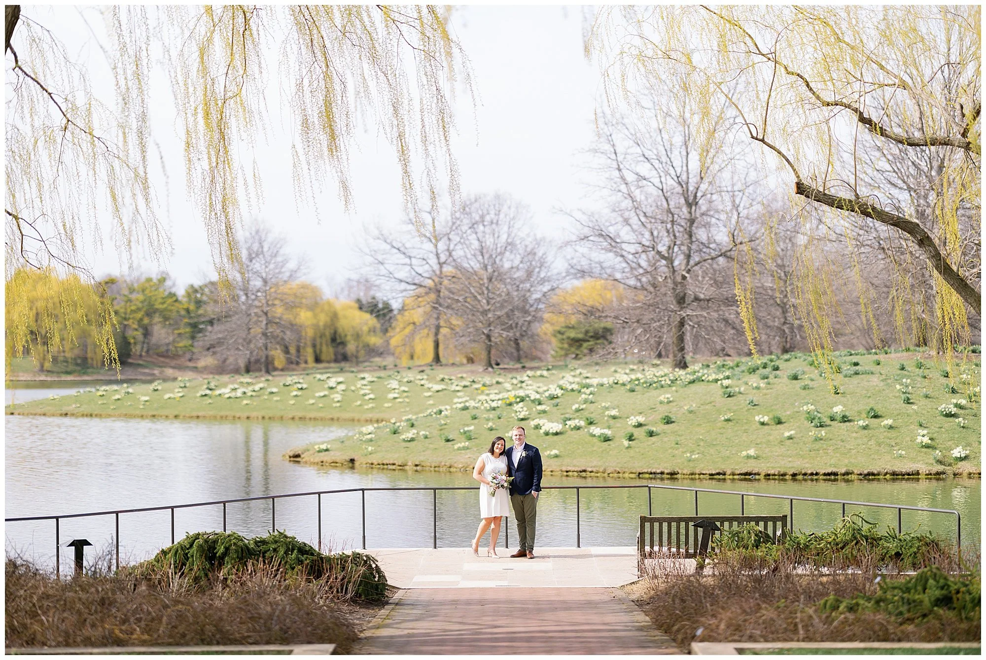 A Warm Spring Elopement at The Morton Arboretum | Chicago Elopement Photographer