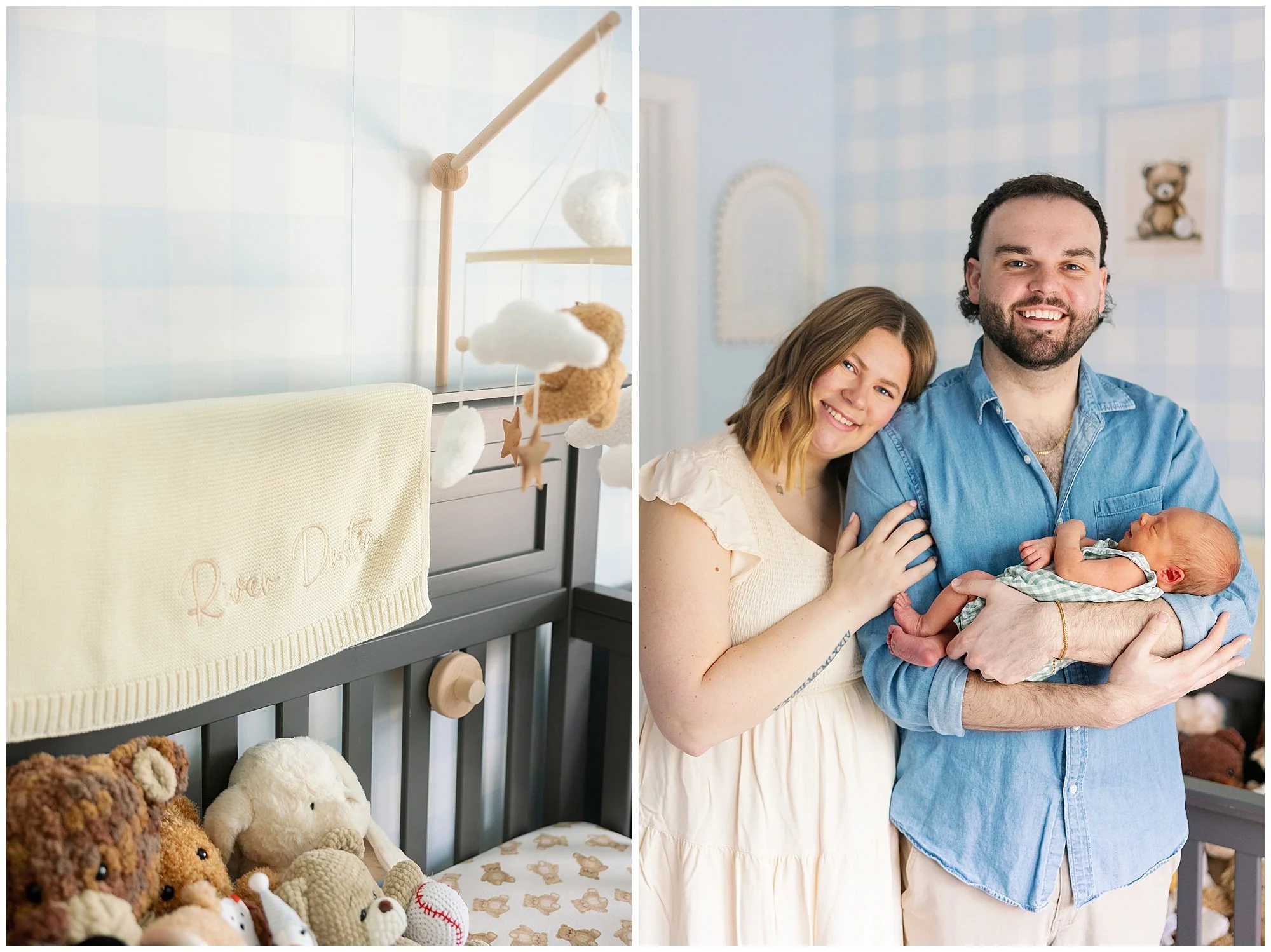  lake villa lifestyle in home newborn photos 