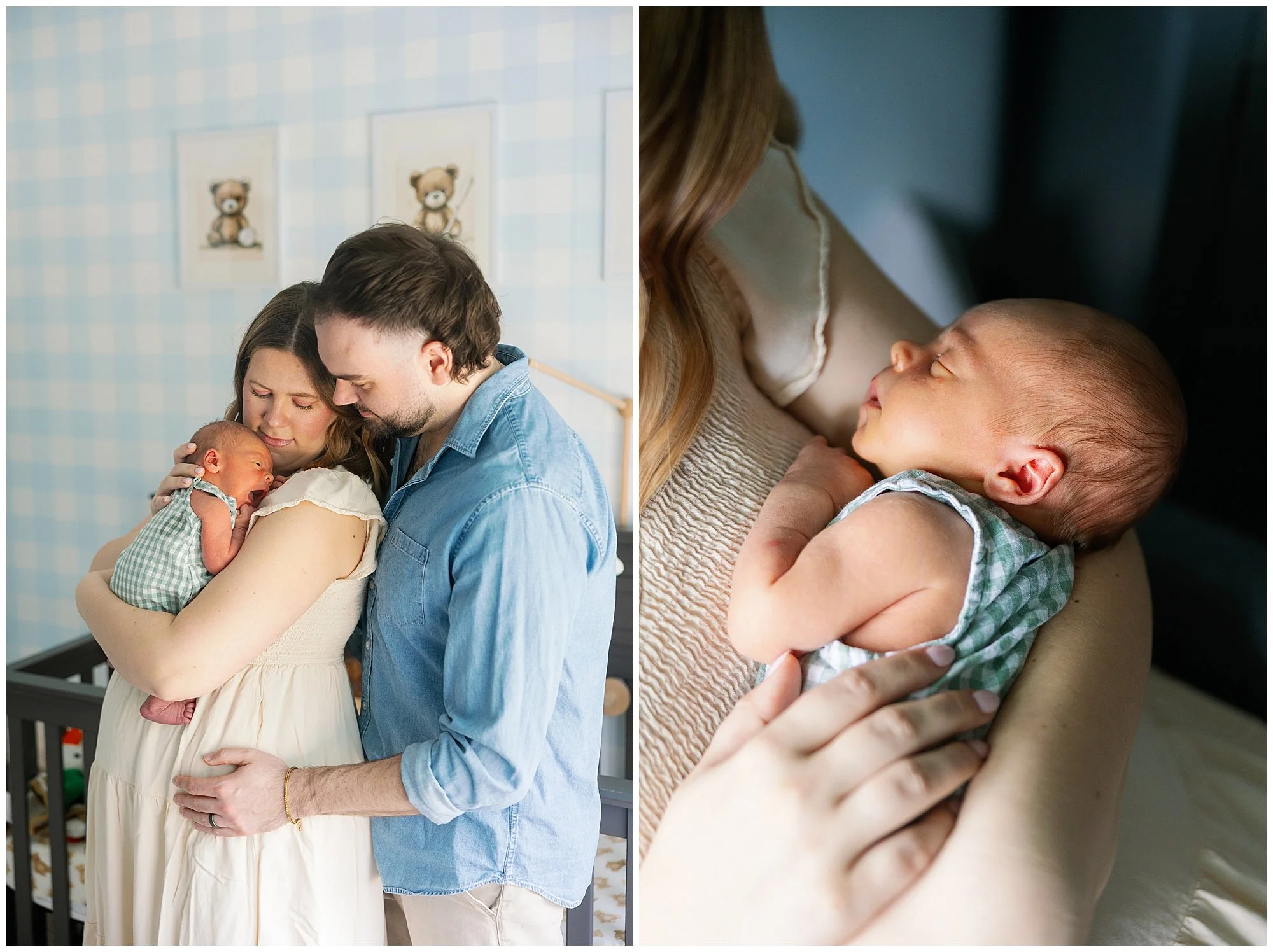  lake villa lifestyle in home newborn photographer 