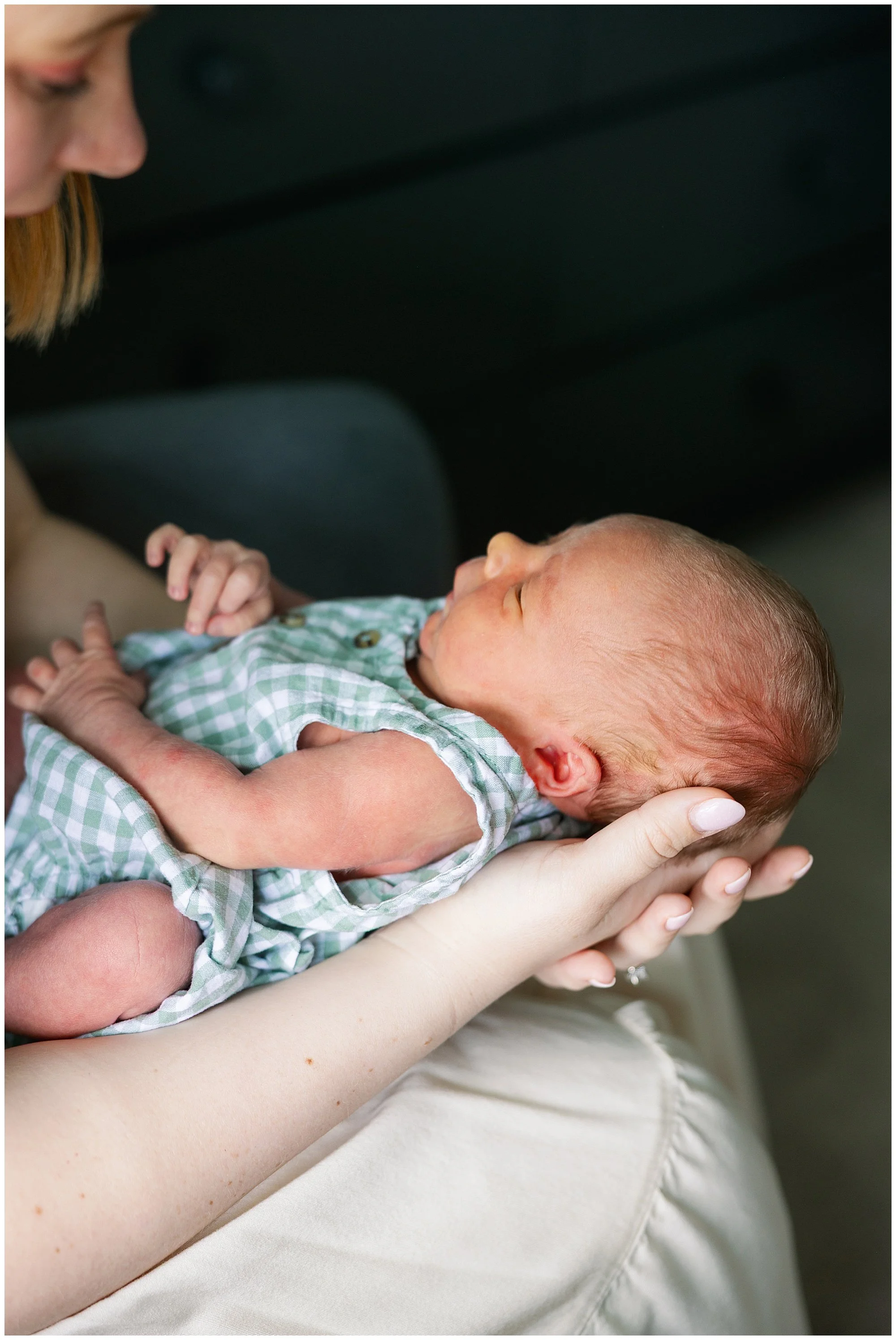  lake villa lifestyle in home newborn photographer 