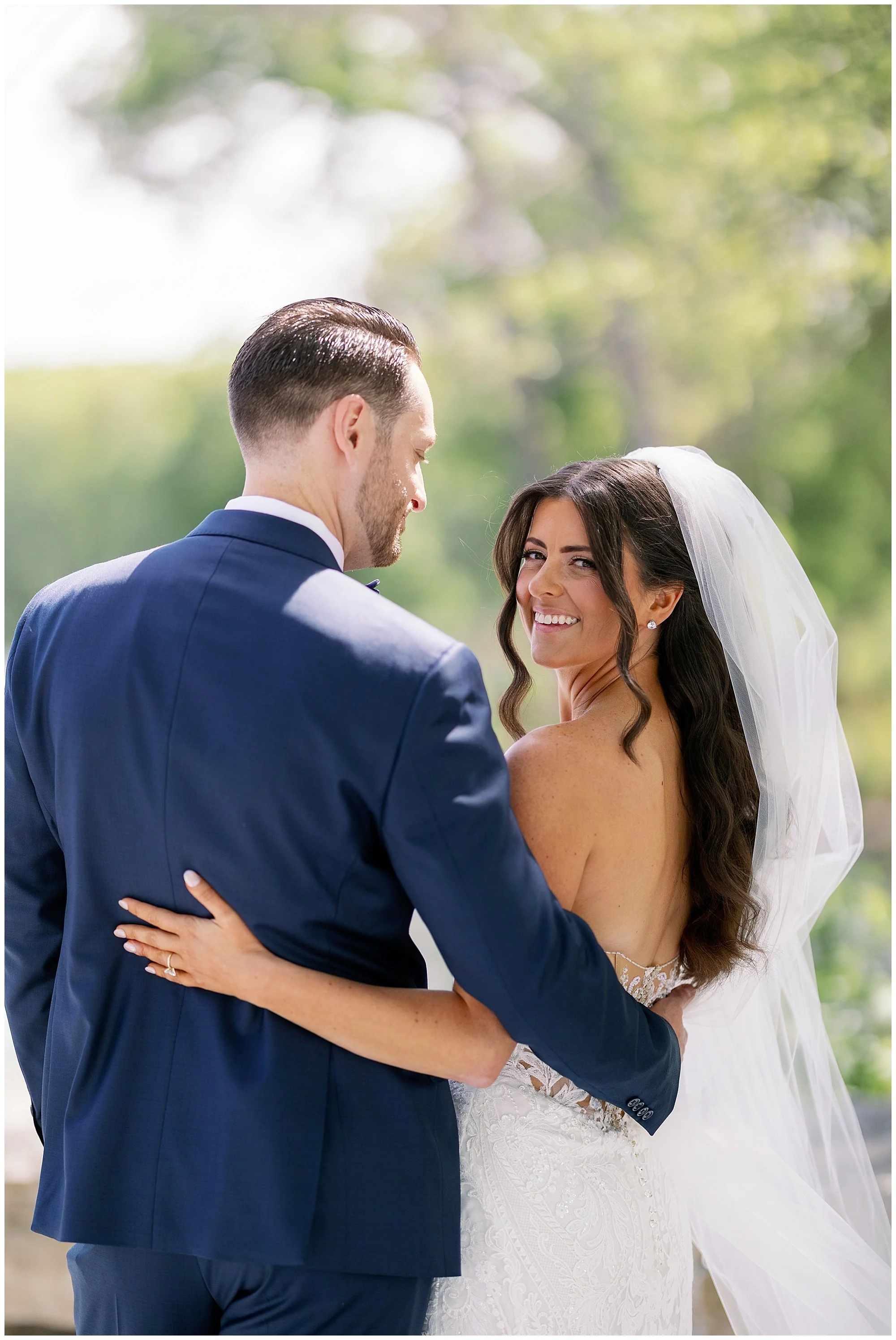  allure on the lake bride and groom portraits 