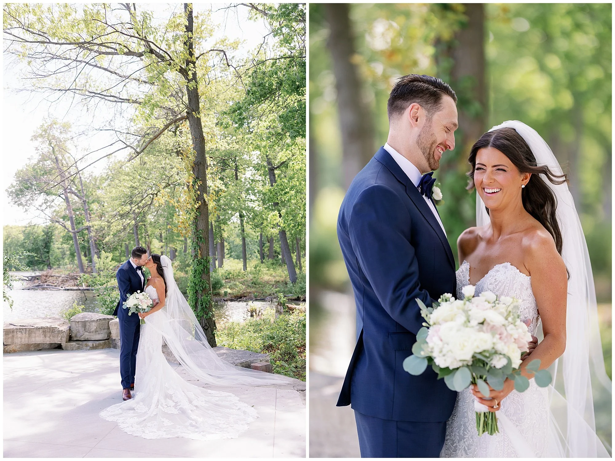  allure on the lake bride and groom portraits 