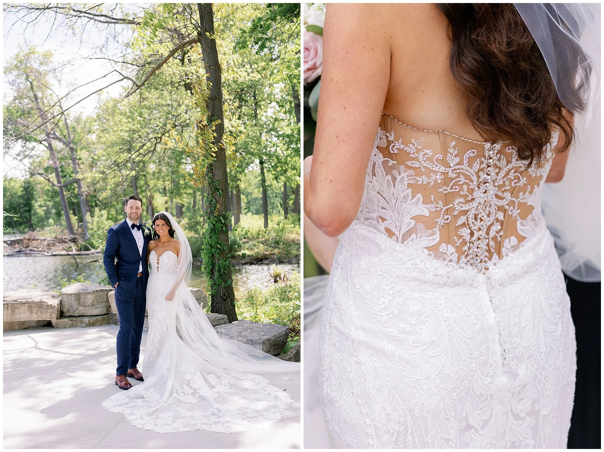  allure on the lake bride and groom portraits 