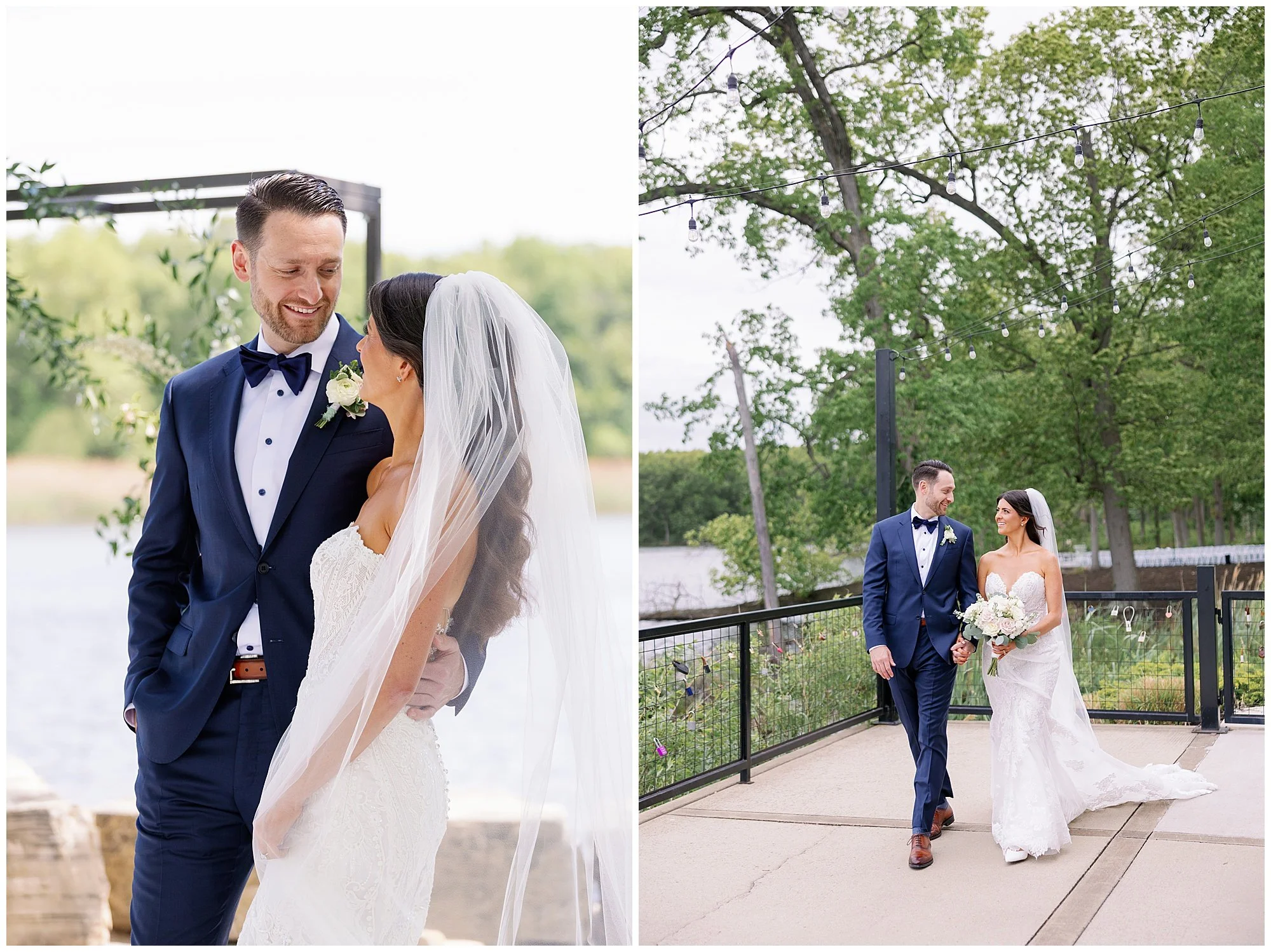  allure on the lake bride and groom portraits 