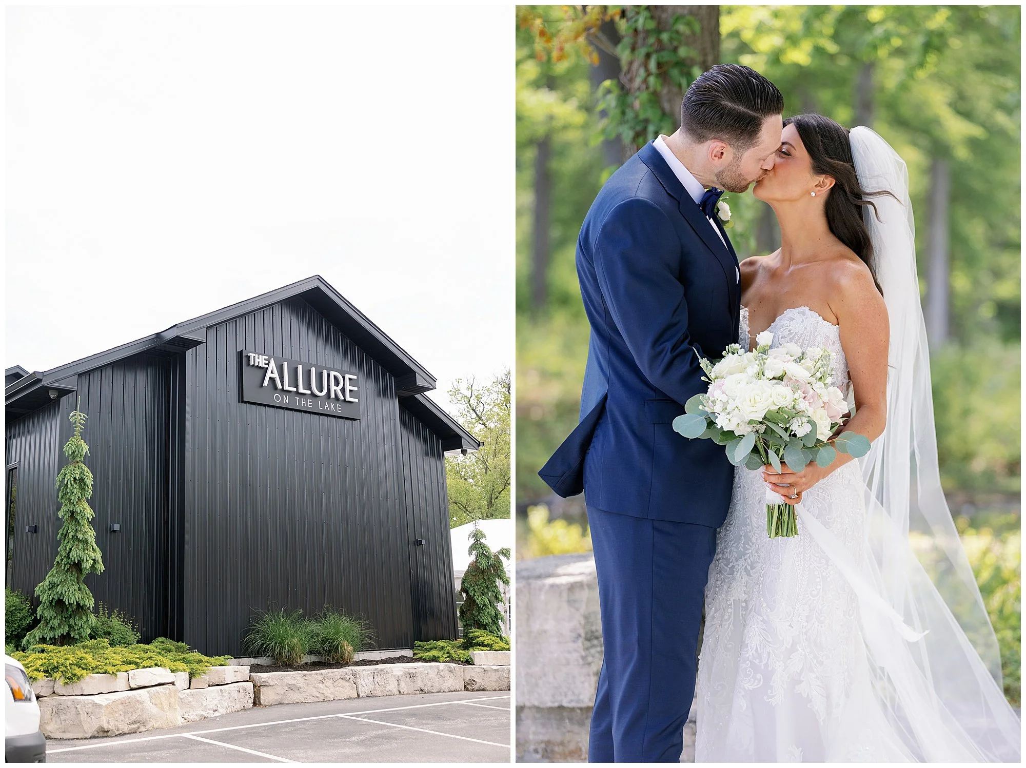  allure on the lake bride and groom portrait 