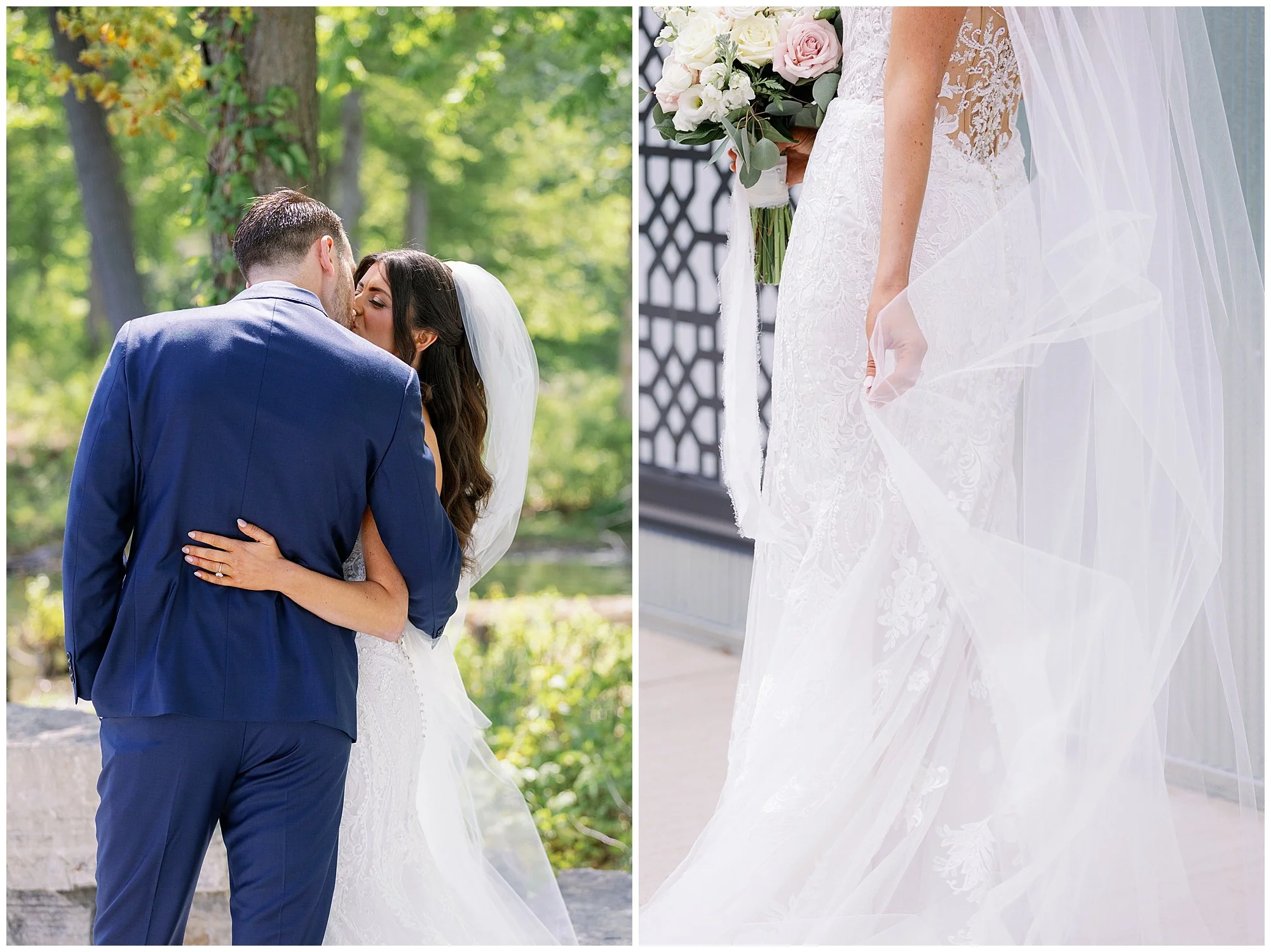  allure on the lake bride and groom portraits 