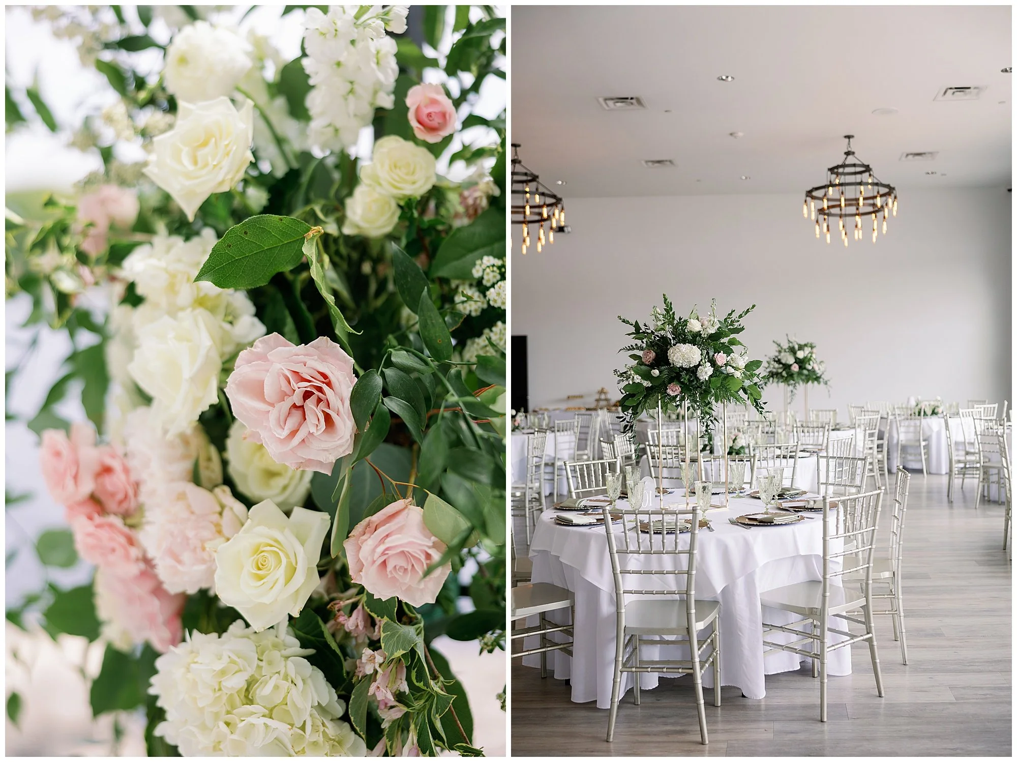  allure on the lake wedding reception details 