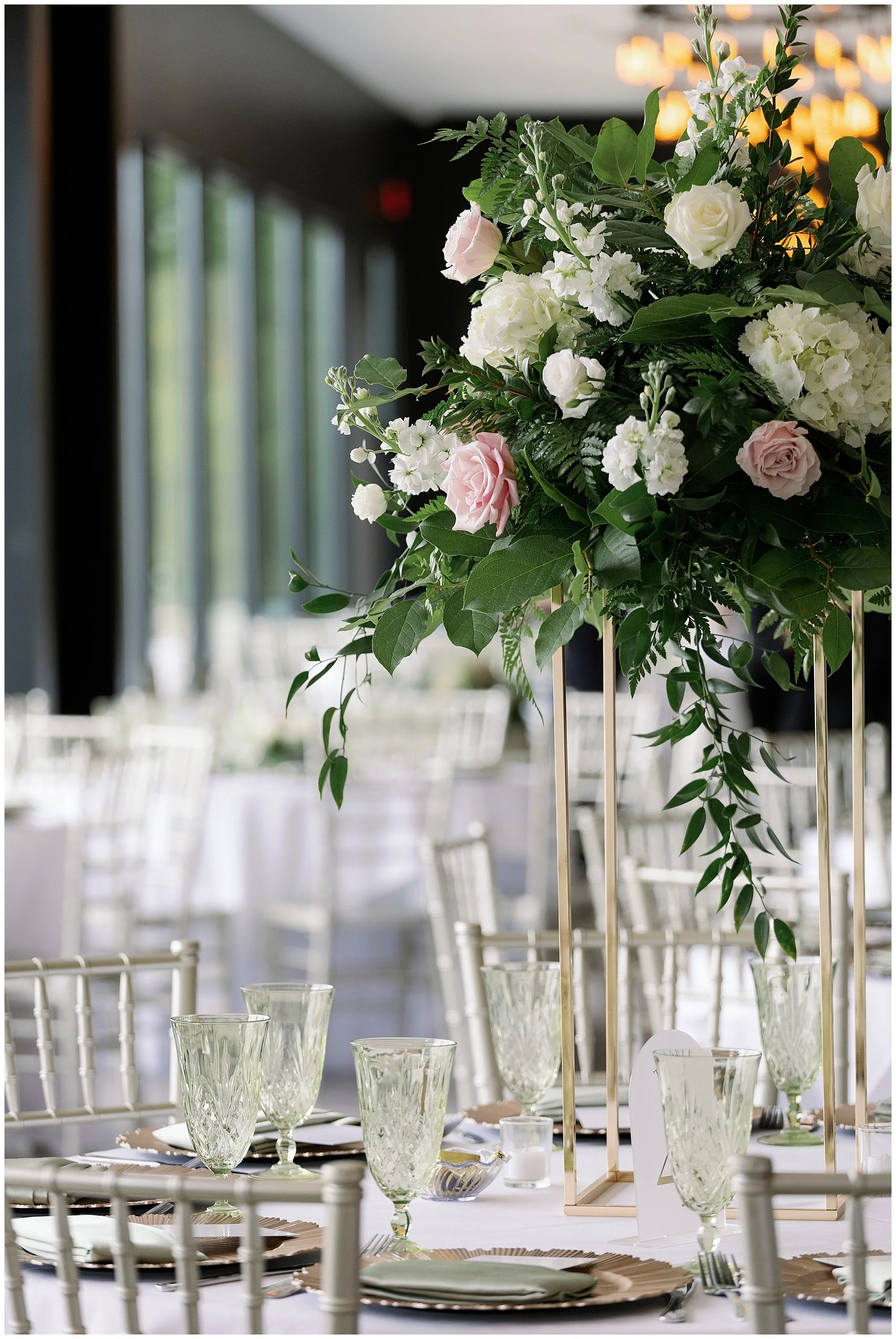  allure on the lake wedding reception details 