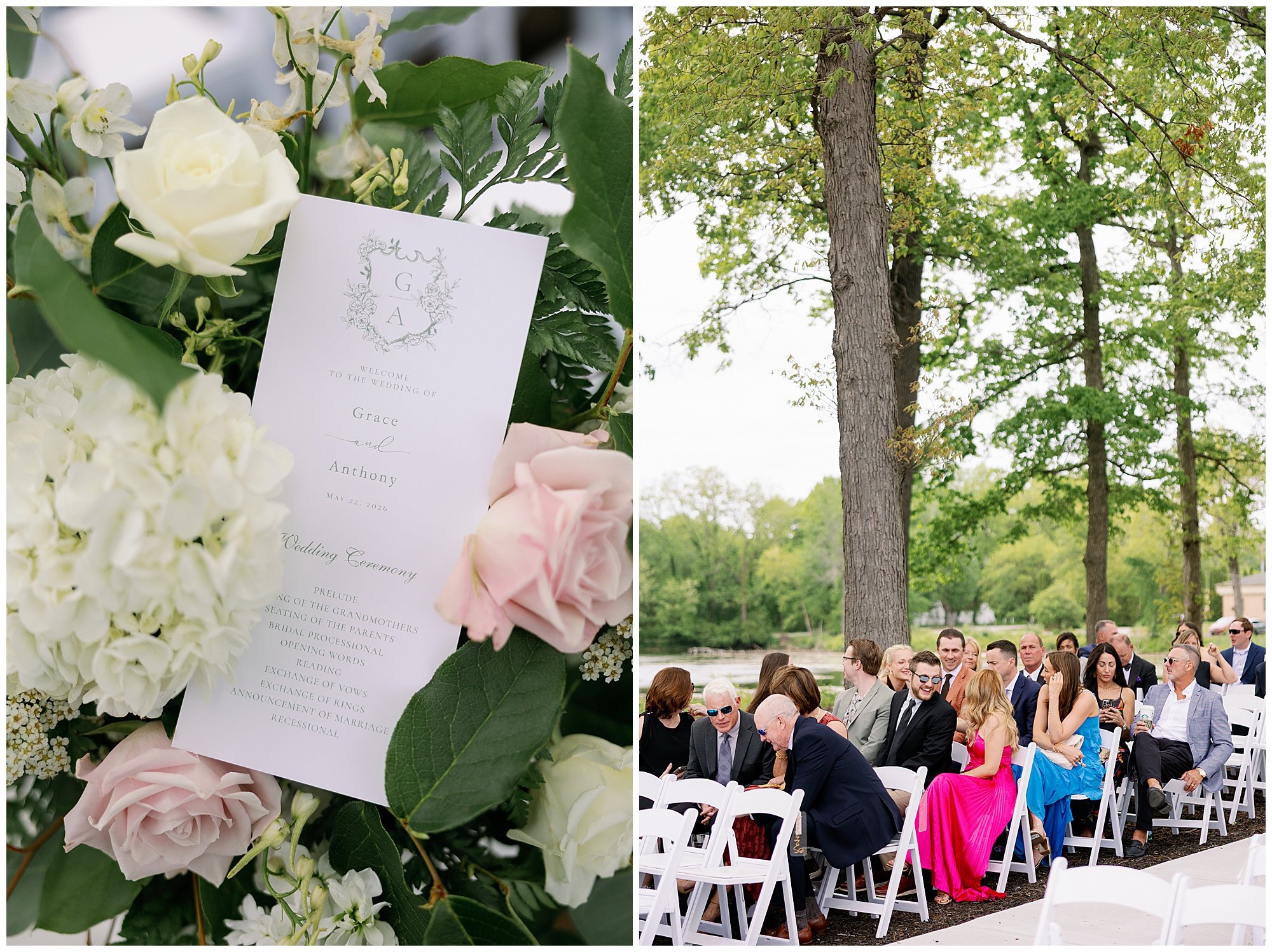  allure on the lake wedding ceremony 
