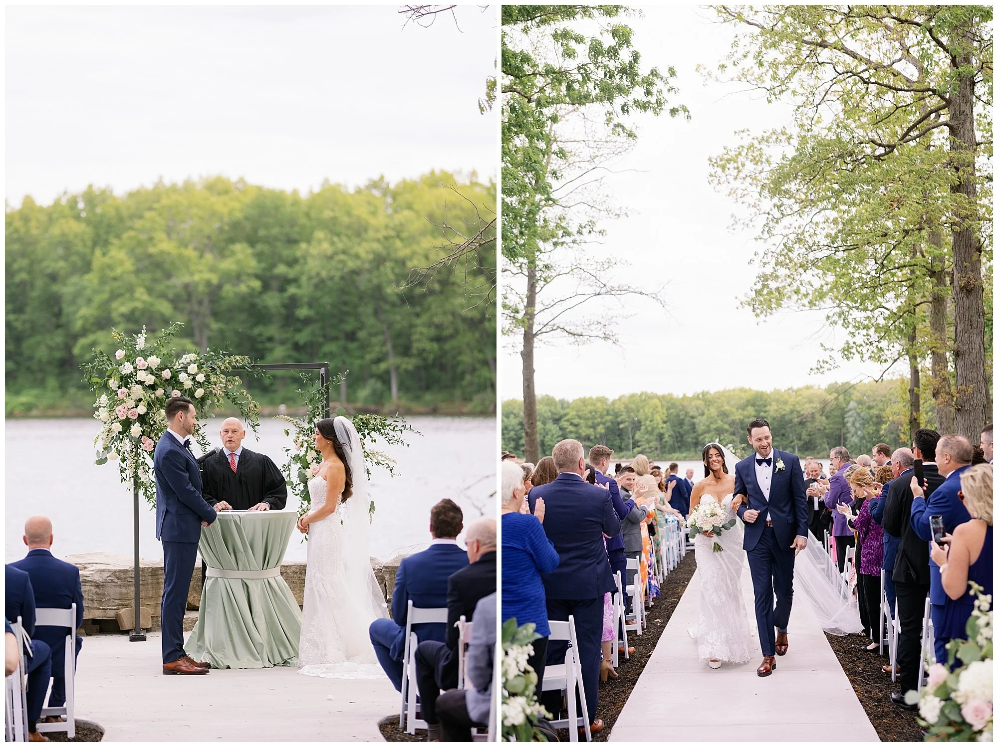  allure on the lake wedding ceremony 