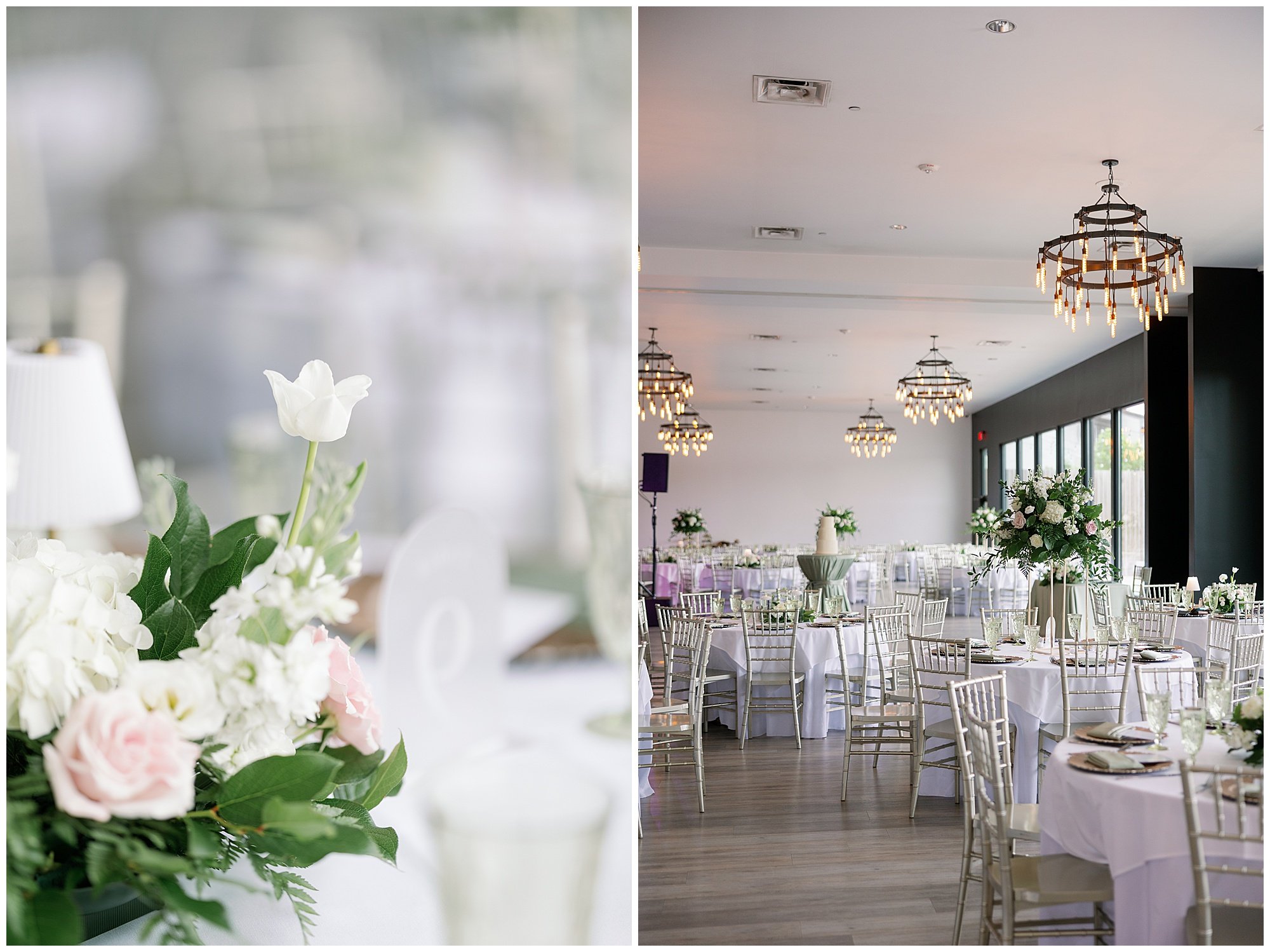  allure on the lake wedding reception details 