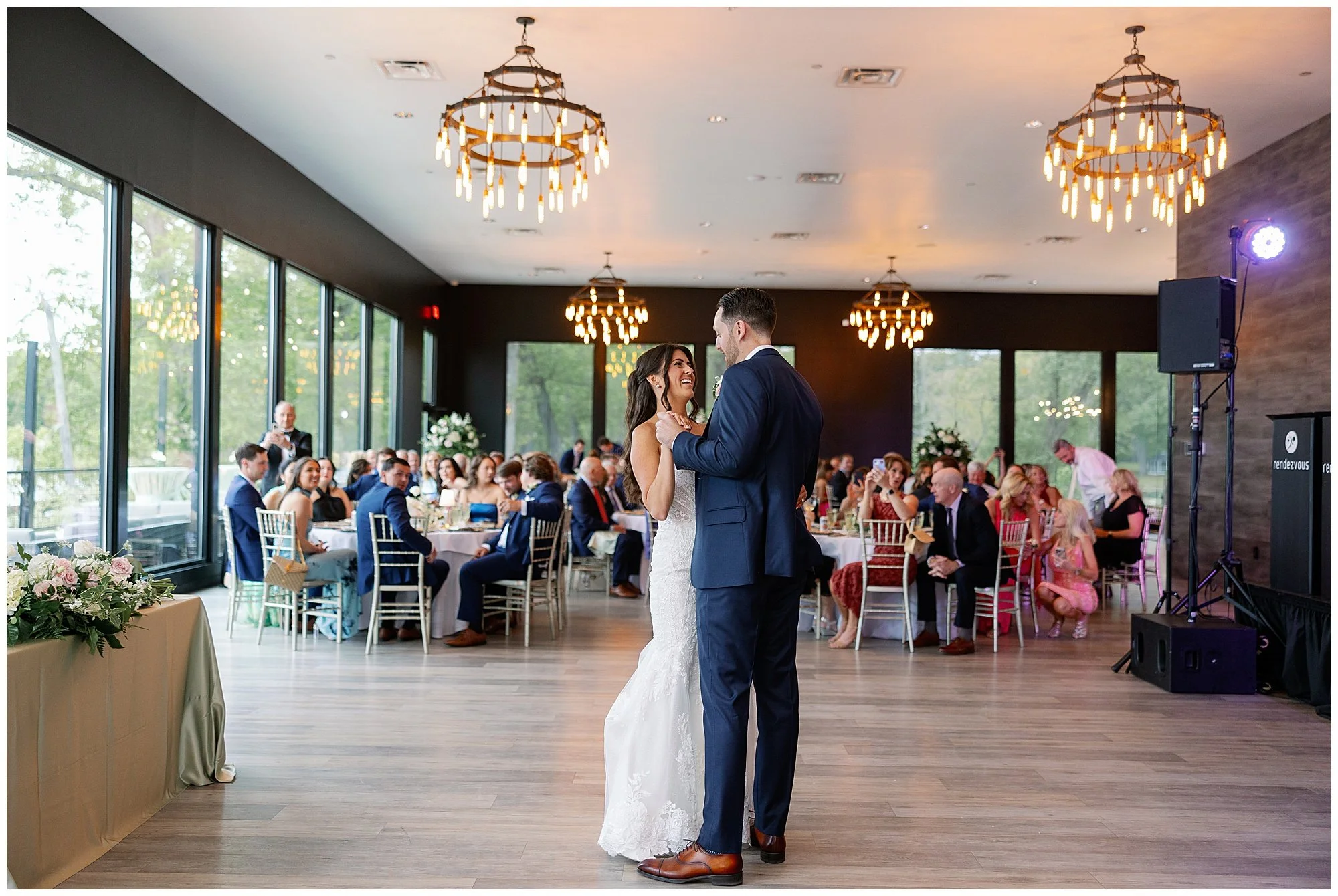  allure on the lake bride and groom first dance 