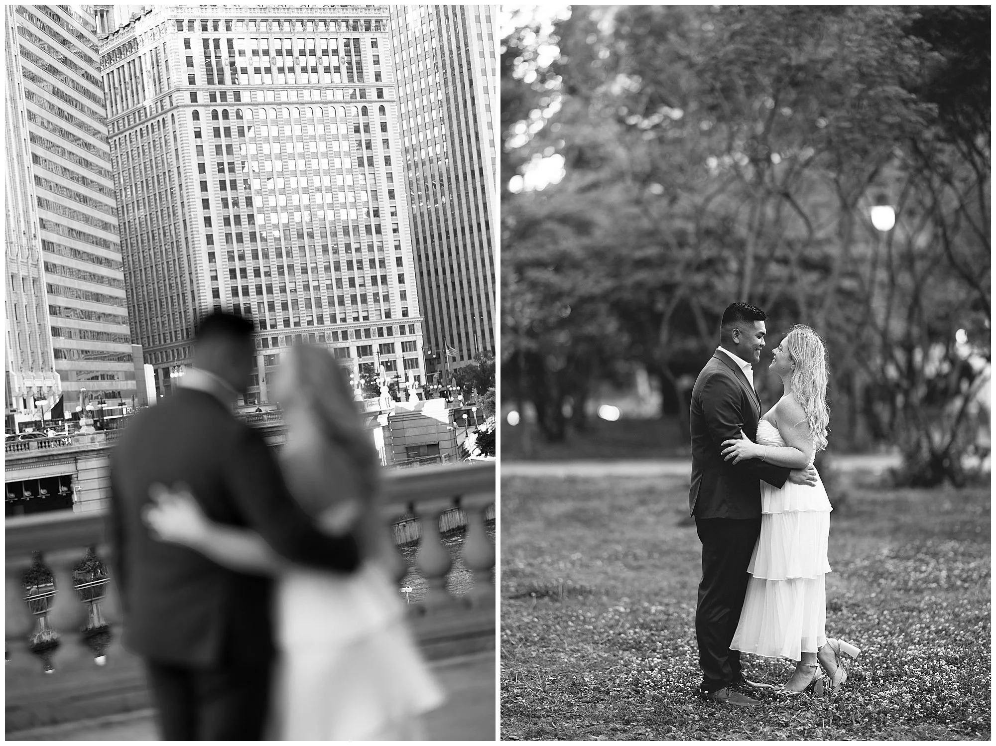  wrigley building engagement photos 