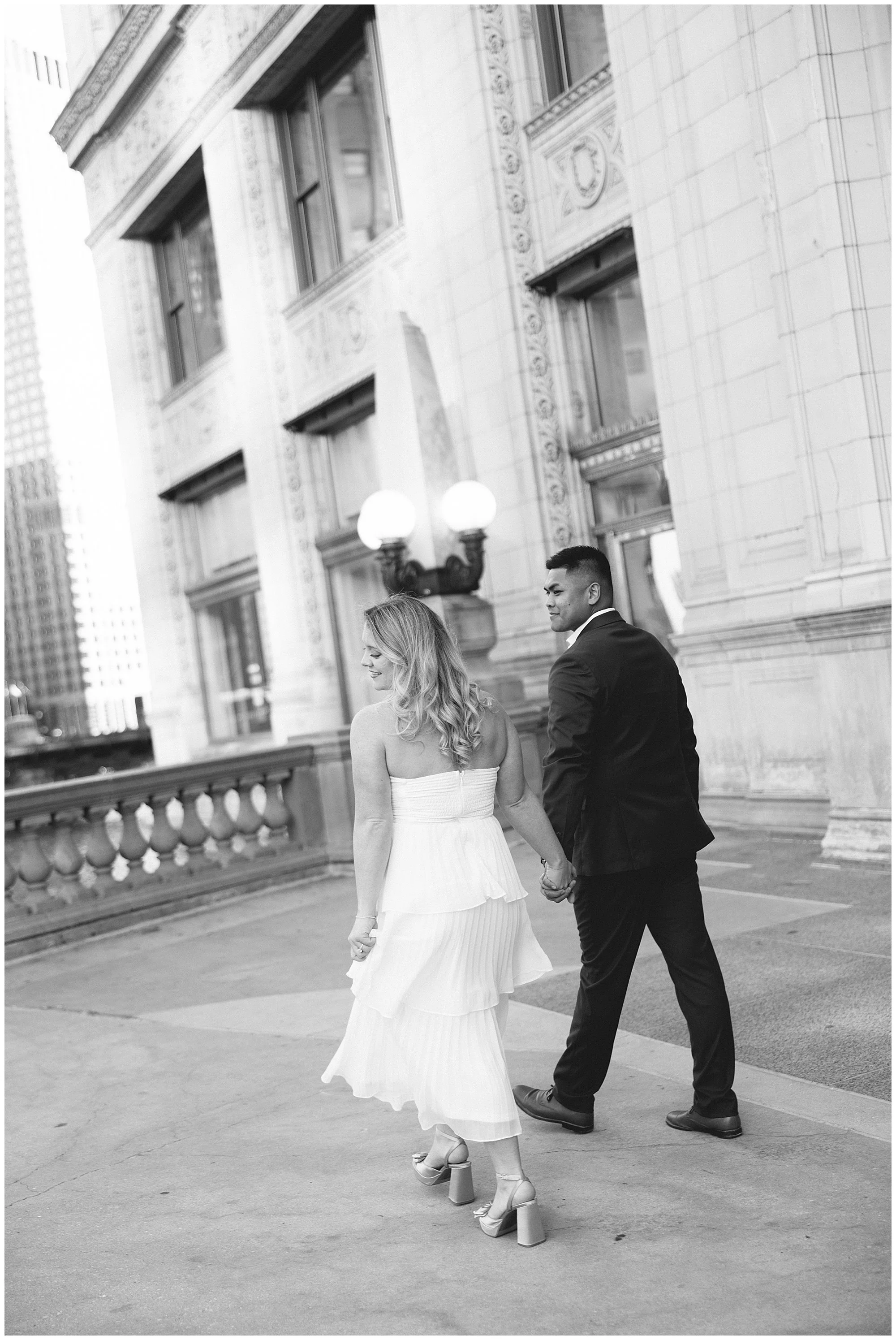  wrigley building engagement photos 