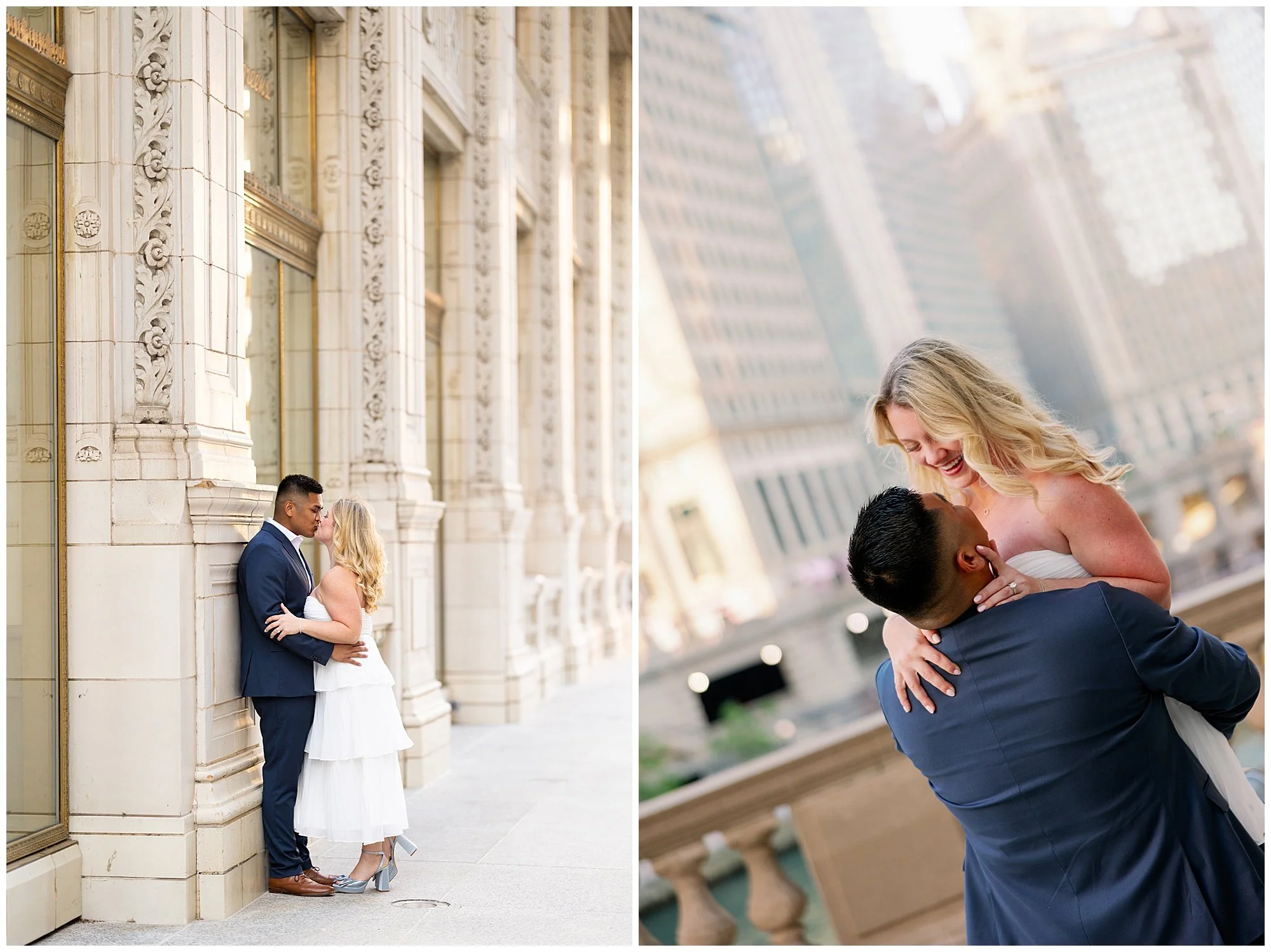  wrigley building engagement photos 