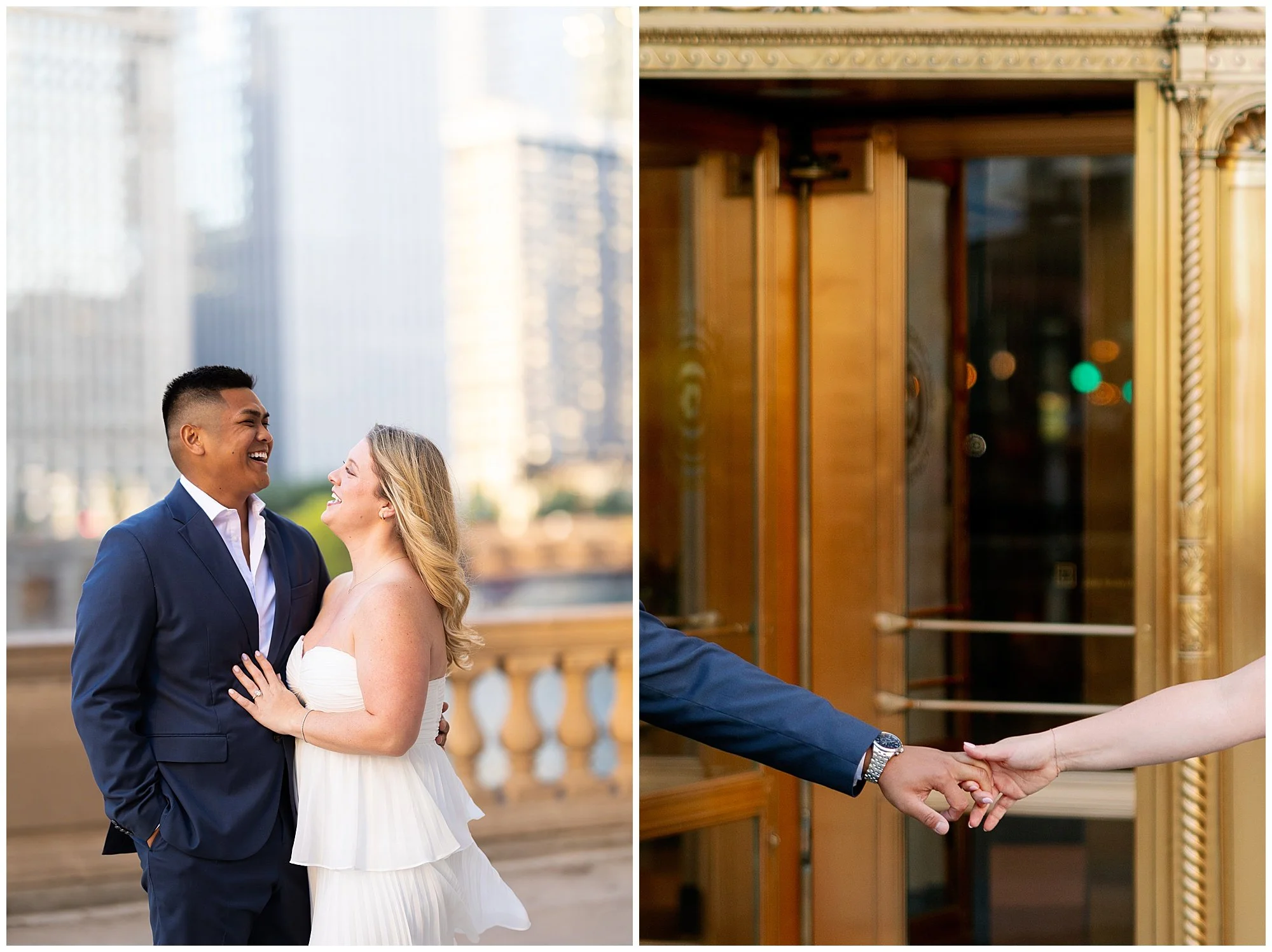  wrigley building engagement photos 