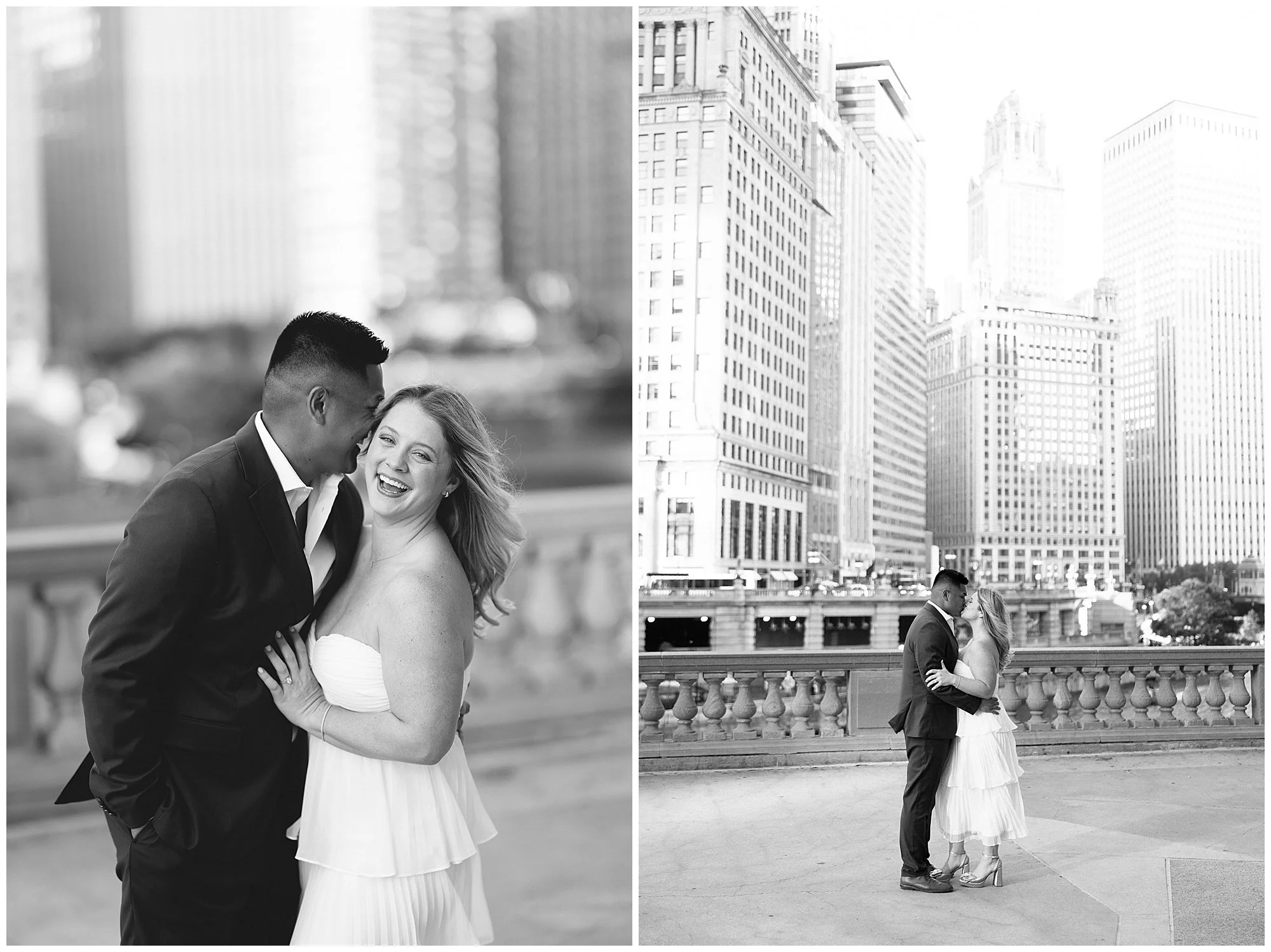  wrigley building engagement photos 