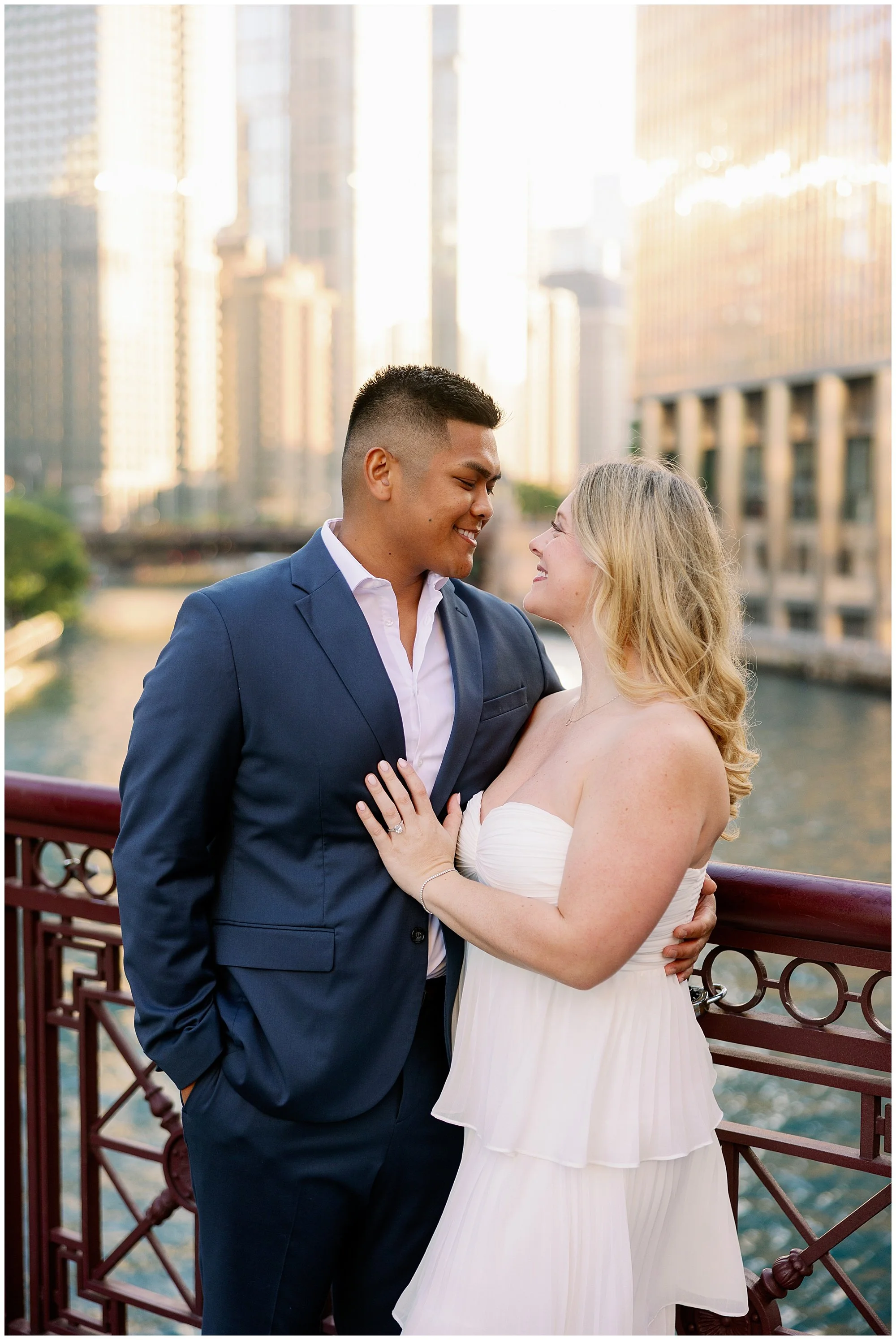  wrigley building engagement photos 