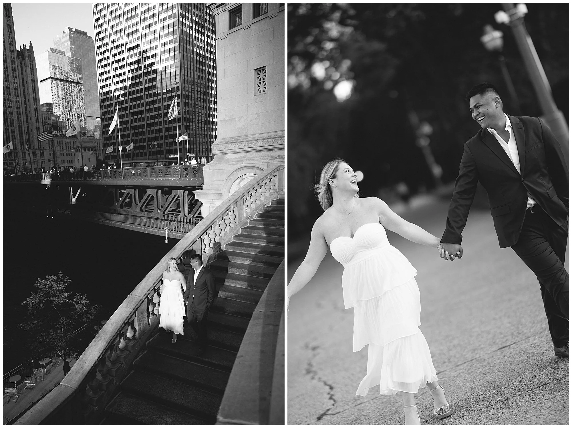  wrigley building engagement photos 