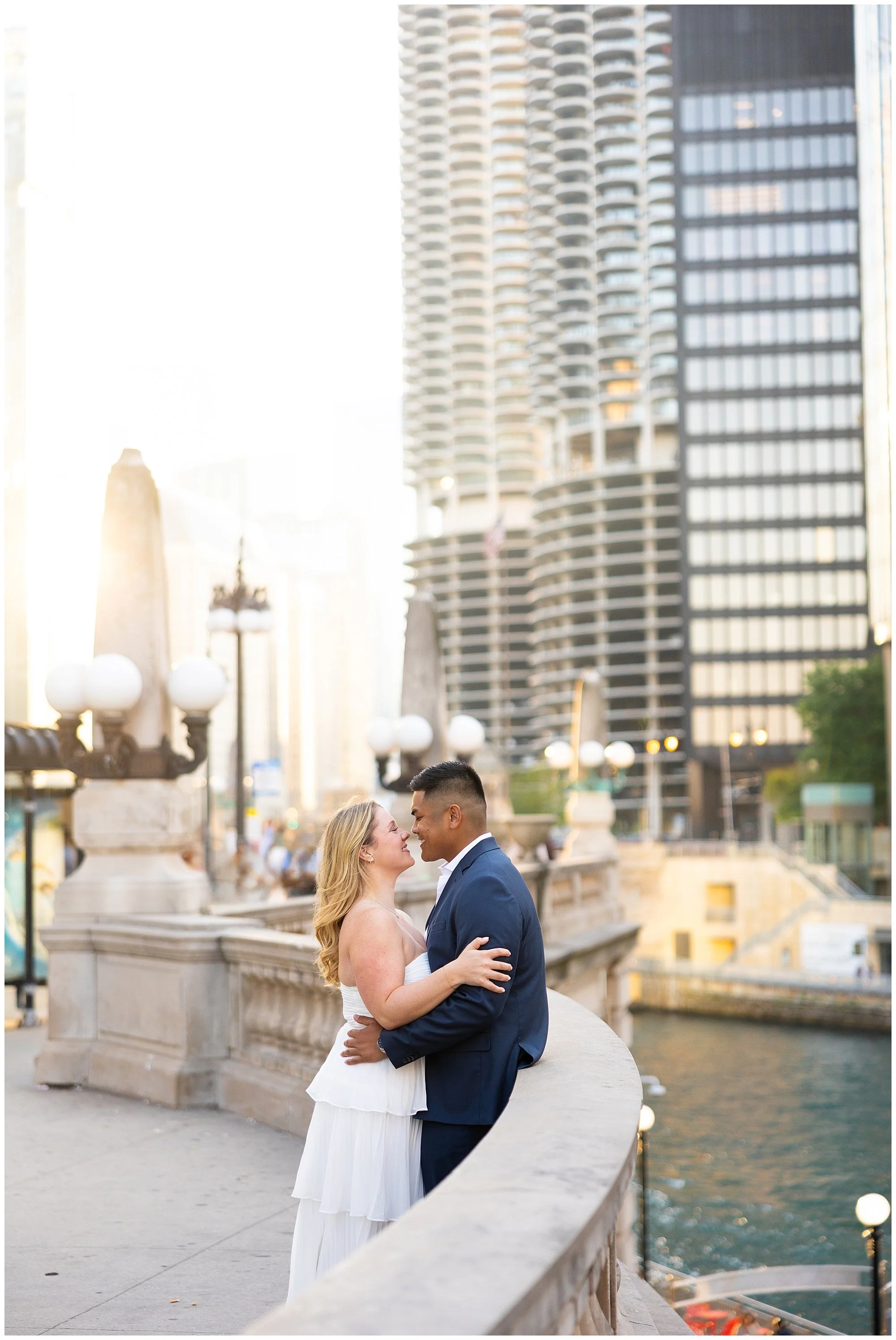  wrigley building engagement photos 