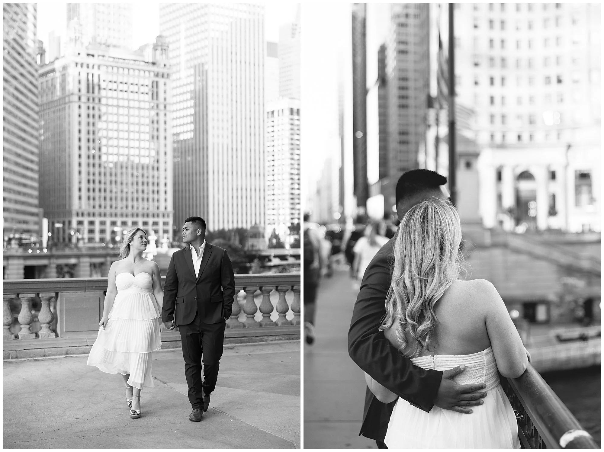  wrigley building engagement photos 