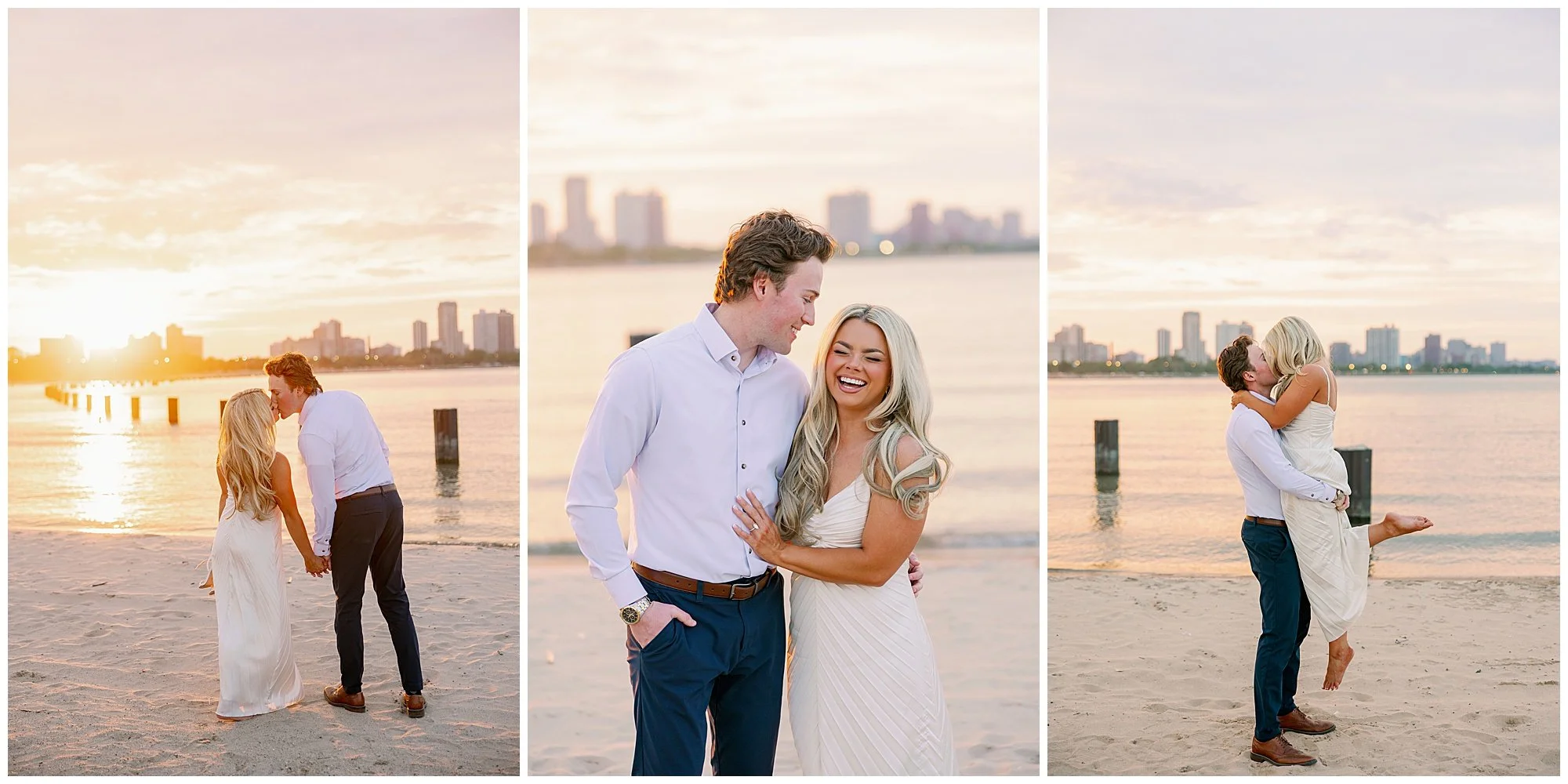  couples portraits at north ave beach engagement photos 