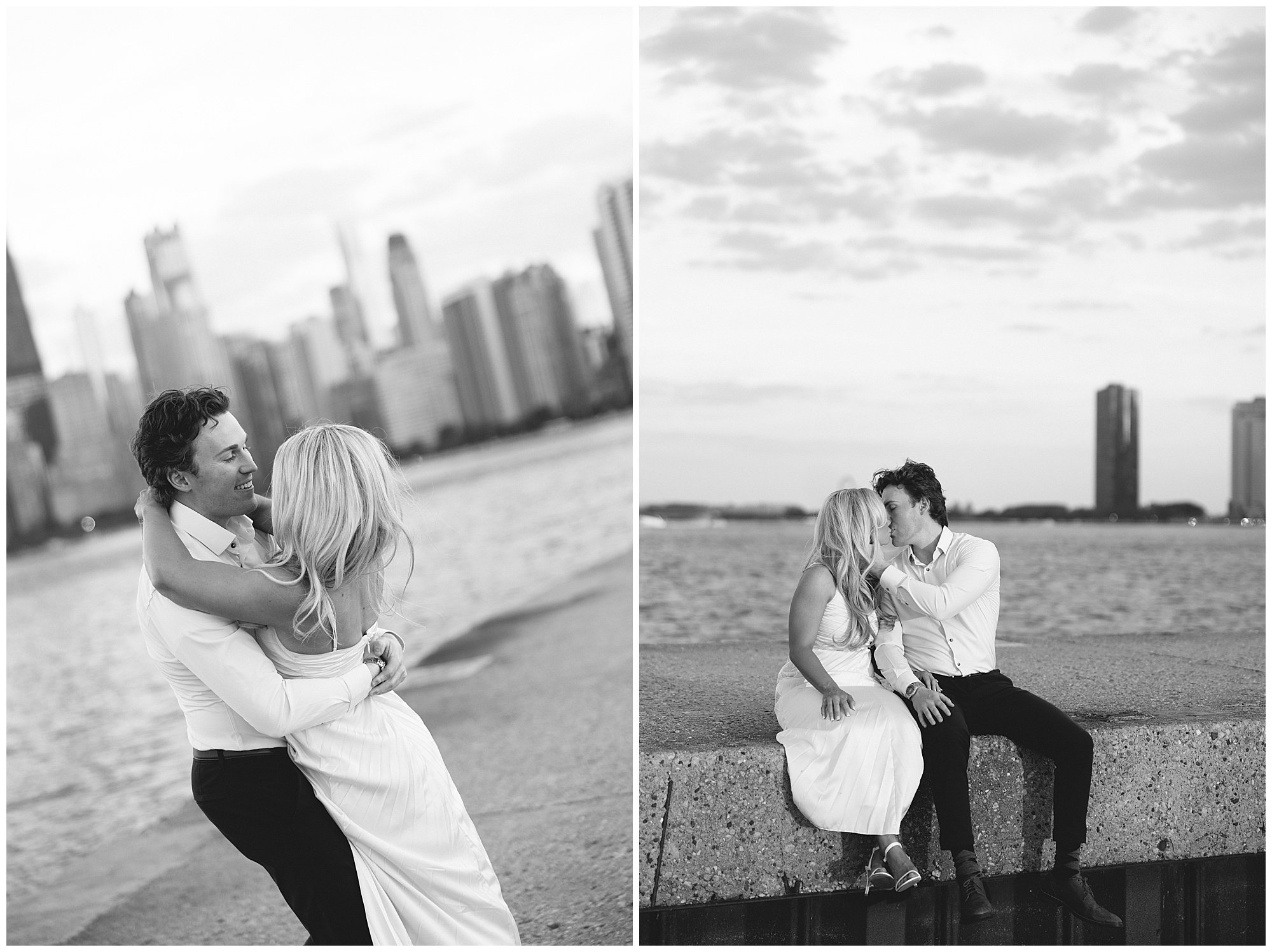  engagement photos at north ave beach  