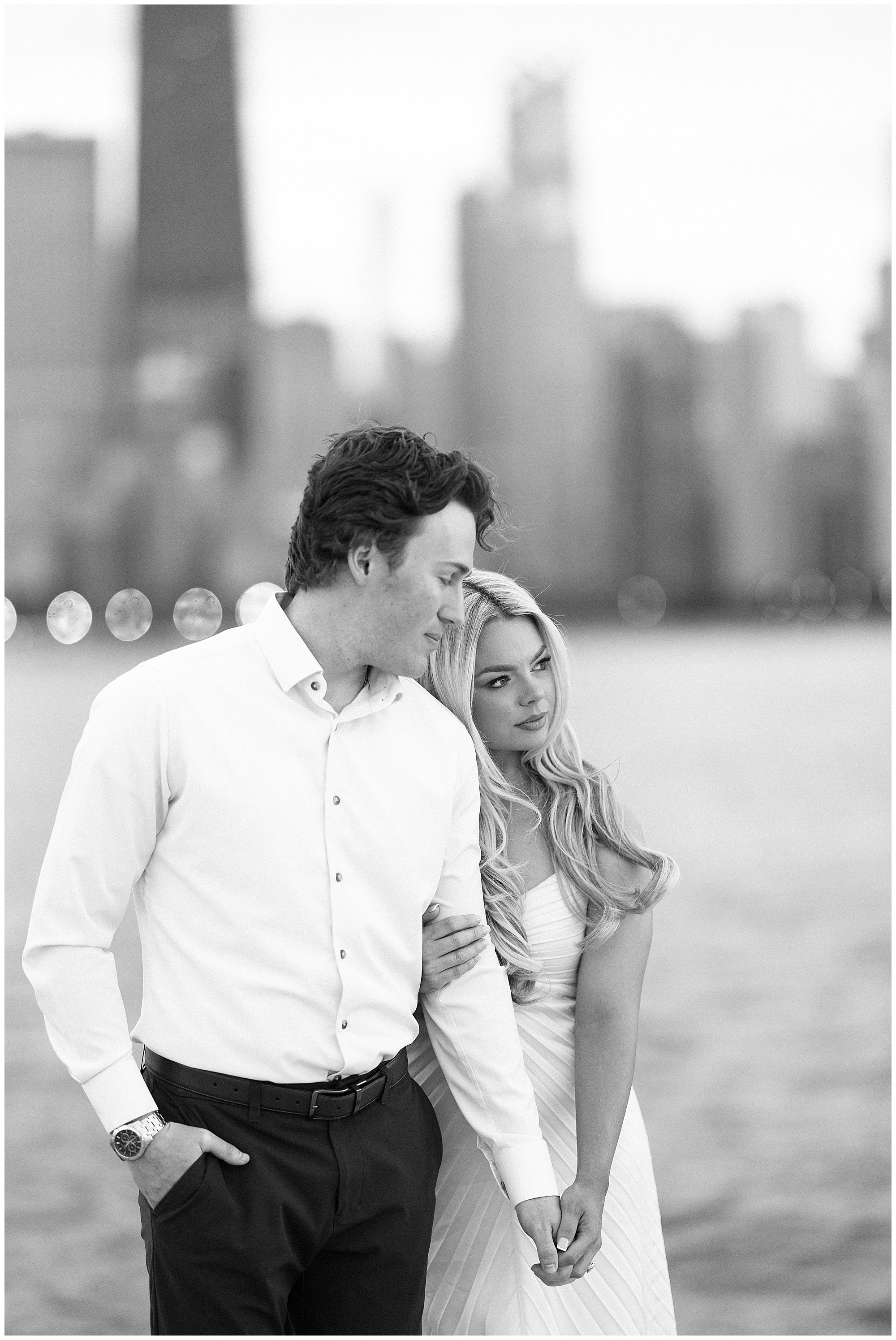  engagement photos at north ave beach  