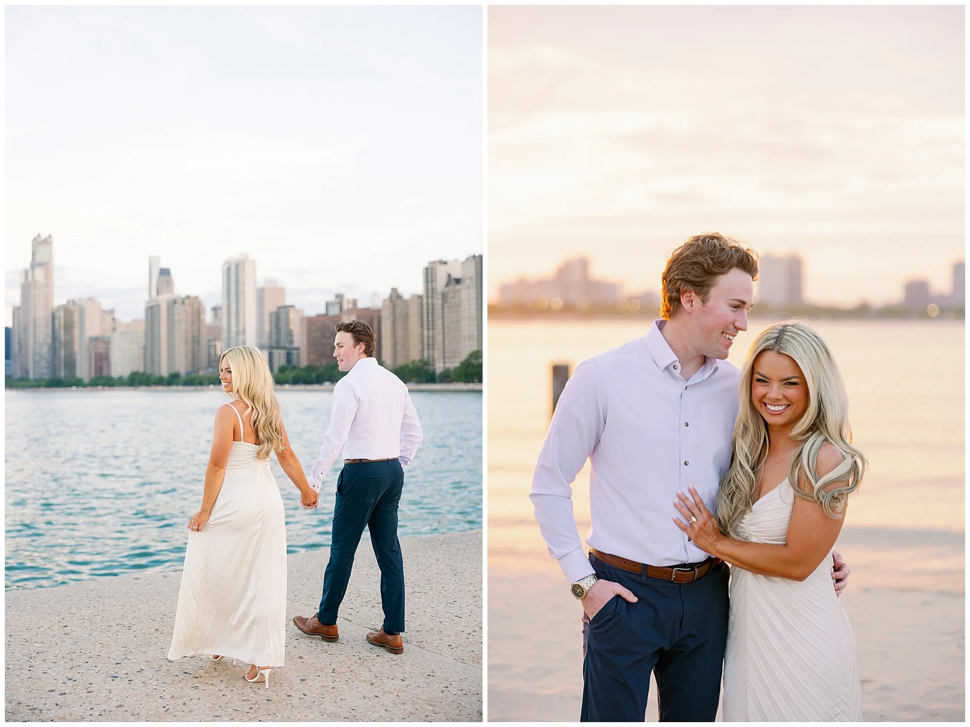 couple together at north ave beach engagement photos 