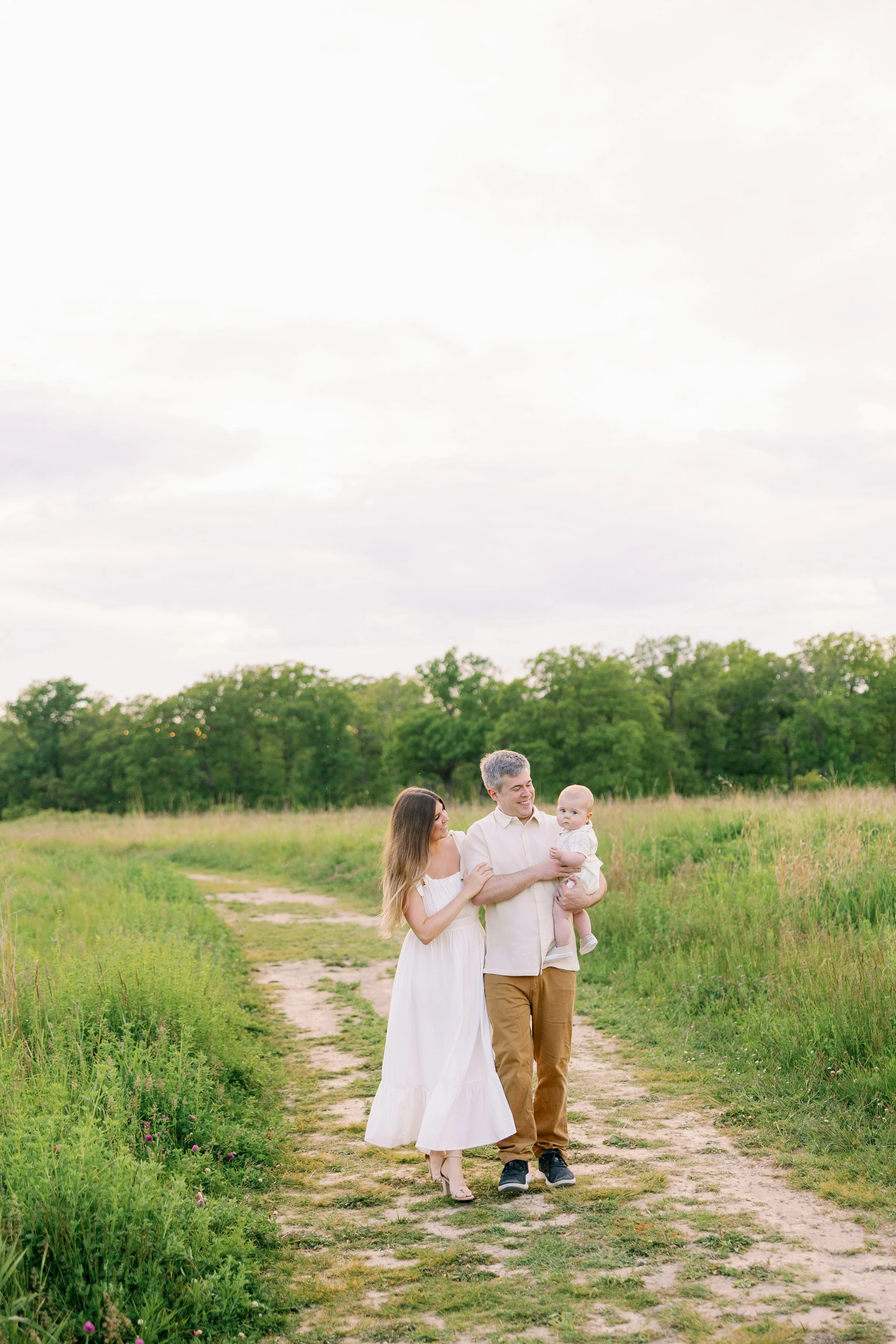 fort sheridan forest preserve family portrait photographer