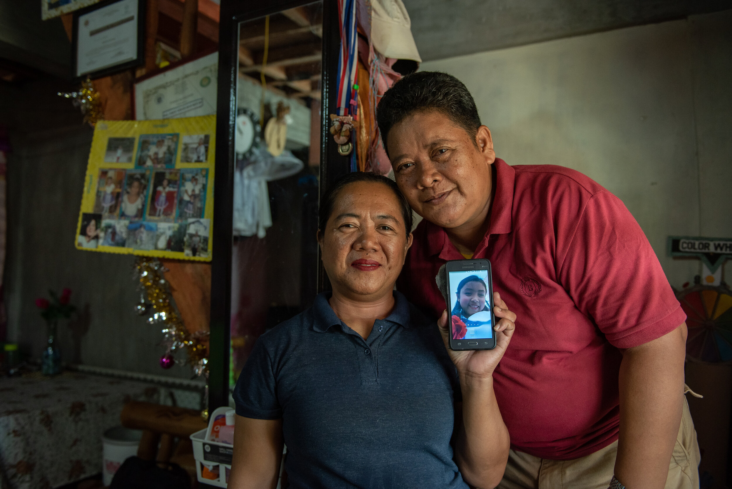  Teresa Lacdao (left) and transman partner Nelly Espino (right), along with their daughter (photo), are one of the families that were relocated to Habitat for Humanity homes. 