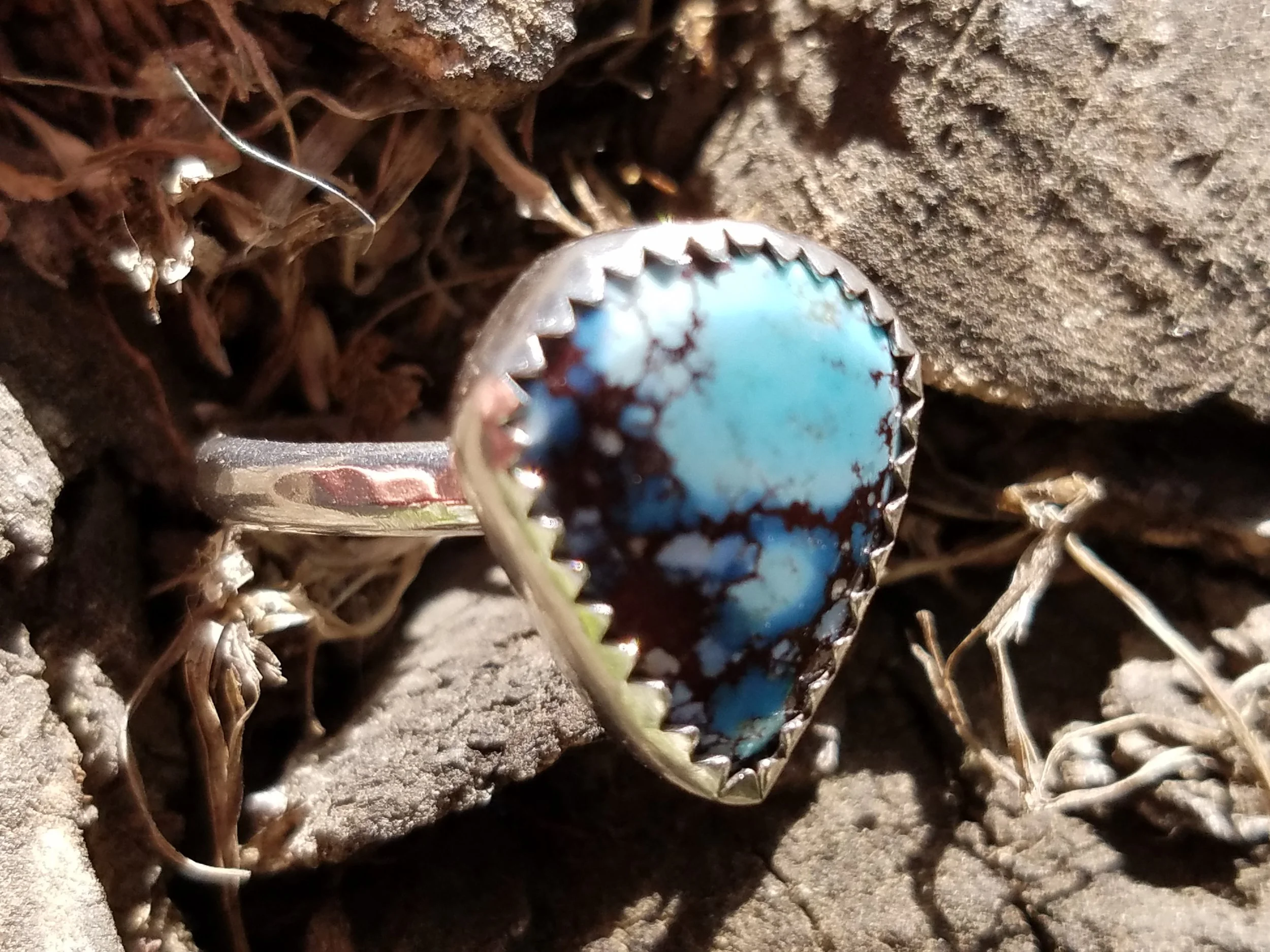 Lavender Kazakhstan Turquoise Ring size 8