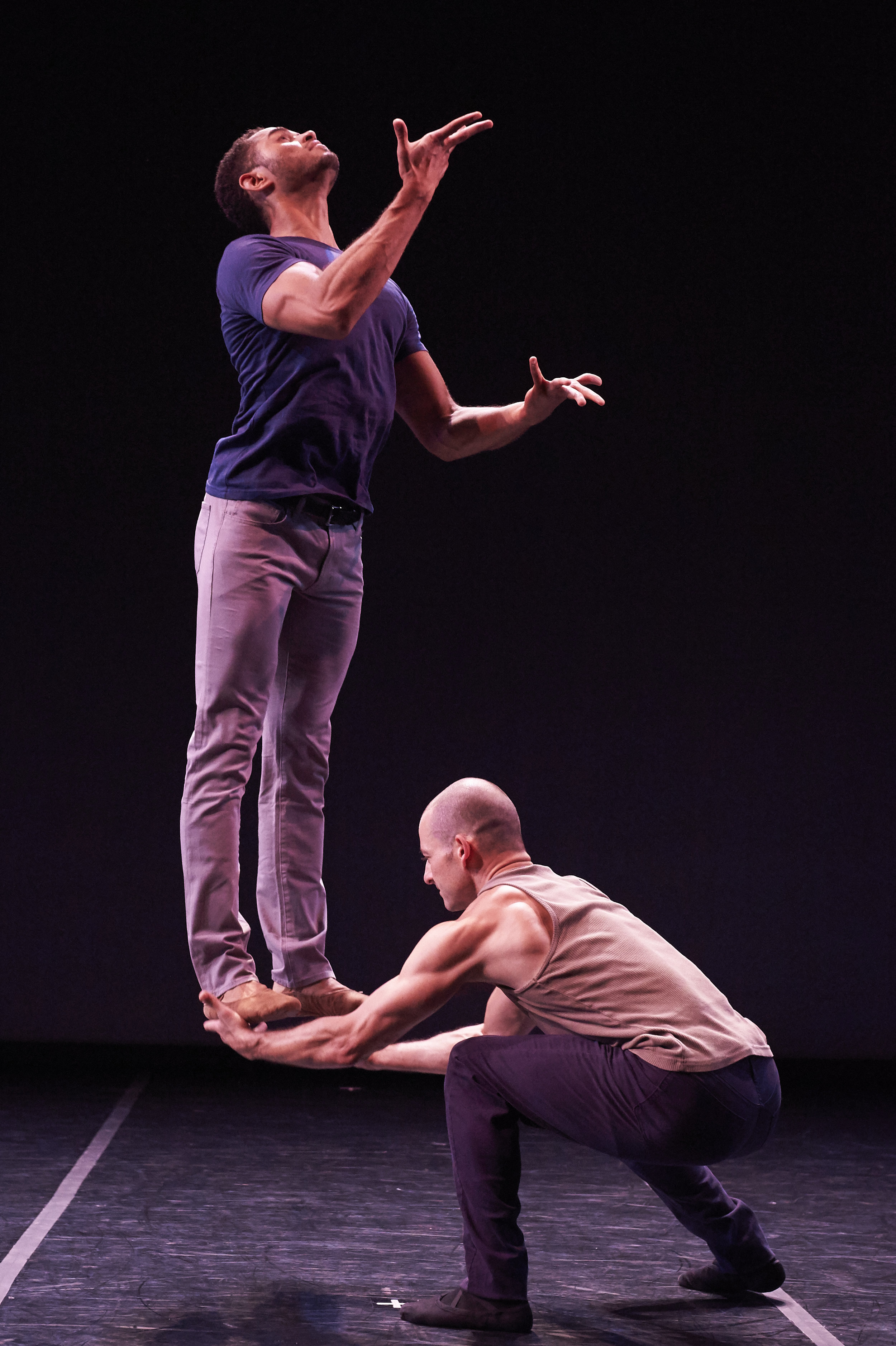 James Gilmer and Brandon Freeman in Starting Over At the End Photo by David DeSilva.jpg