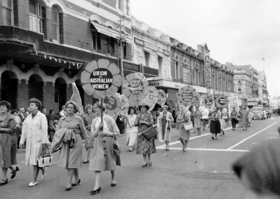 May Day, Union of Australian Women Fremantle, 1963, State Library of WA b006835d