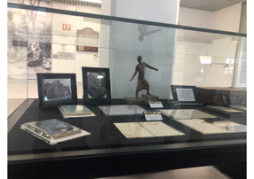  One of the display cases 