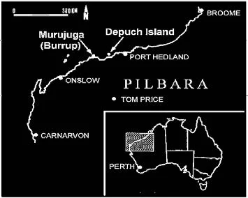  Caption: Location map of the Burrup (Murujuga) 