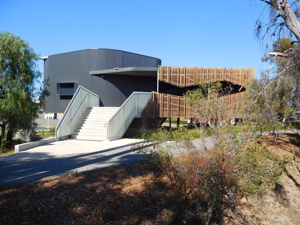 Bilya Koort Boodja Centre for Nyoongar Culture & Environmental Knowledge, Northam. Photo, Robyn Taylor 2019.