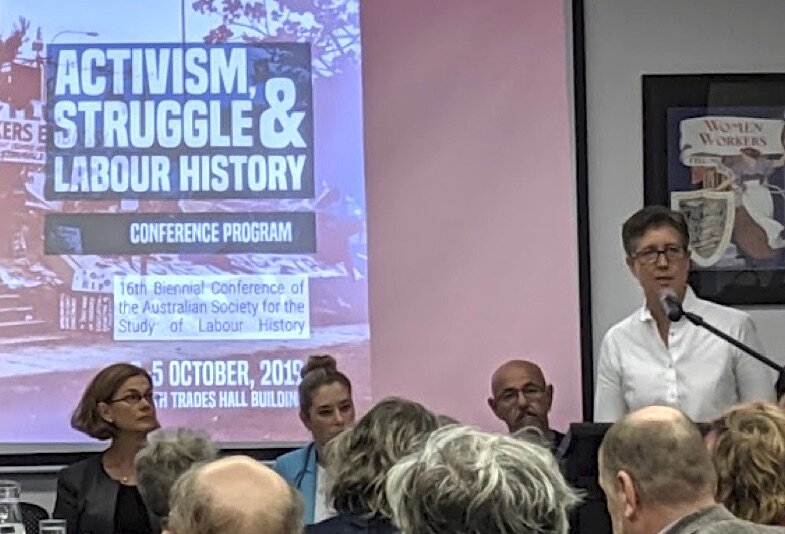 Union panel at conference: Photo Ron Knox