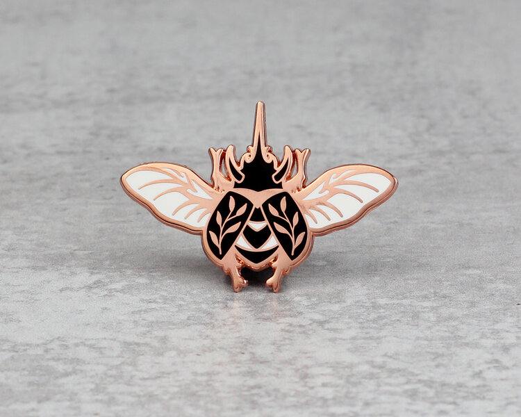 Spiderweb Butterfly Enamel Pin - Rose Gold — Shannon Talbott