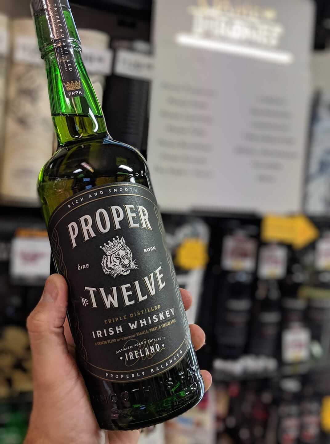 Proper Twelve Tripple Distilled Irish Whiskey