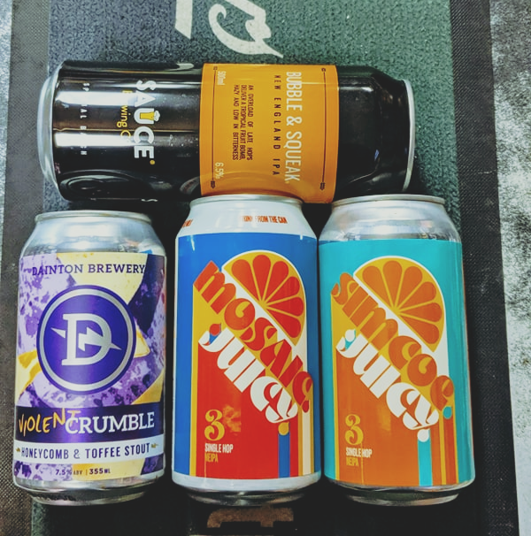 Dainton - Violent Crumble Honeycomb  Stout and other new arrivals
