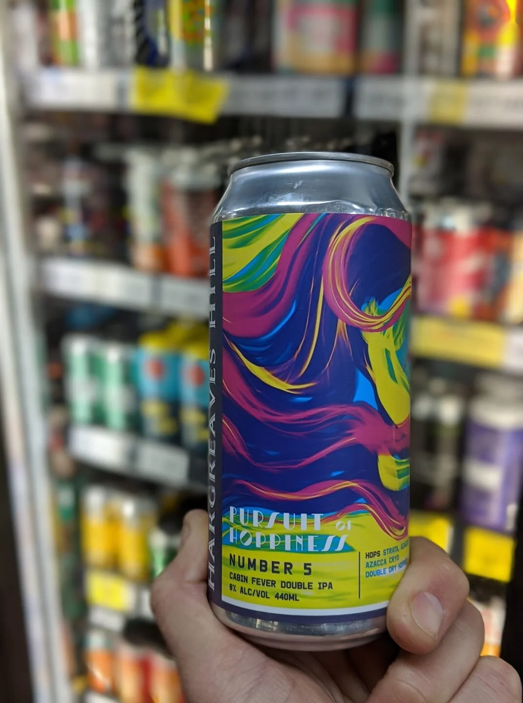 New arrival from Hargreaves  - Pursuit of Hoppiness #5 Cabin Fever Double IPA